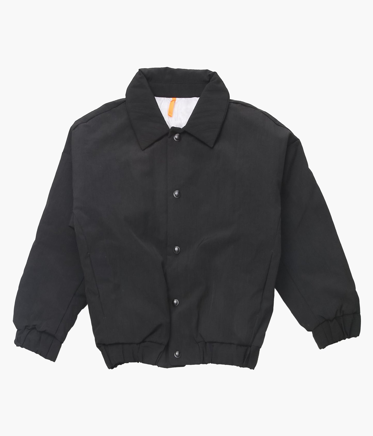 MAN-TLE ''DOWN BLOUSON｜BLACK NYLON'' (BLACK)