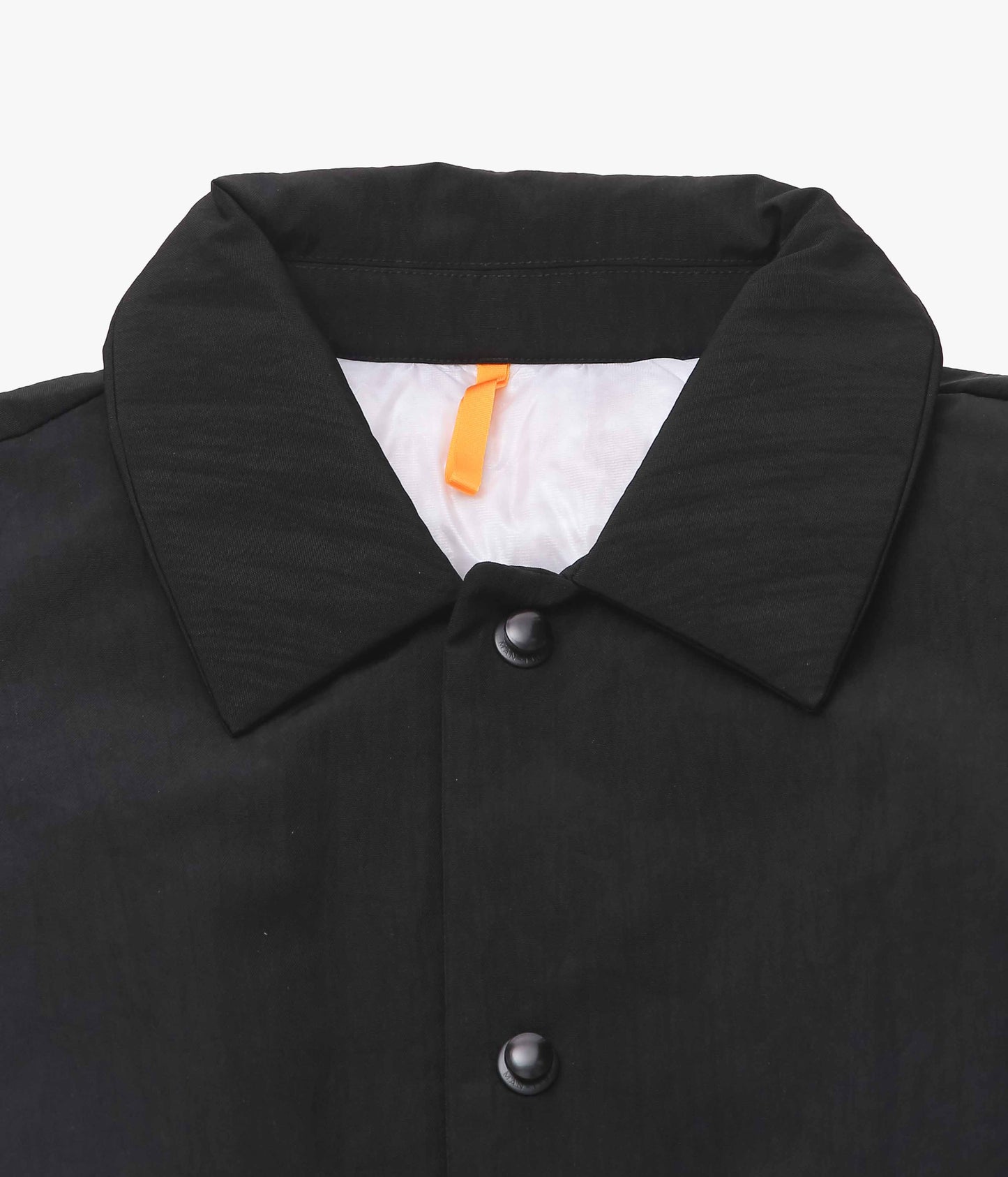 MAN-TLE ''DOWN BLOUSON｜BLACK NYLON'' (BLACK)