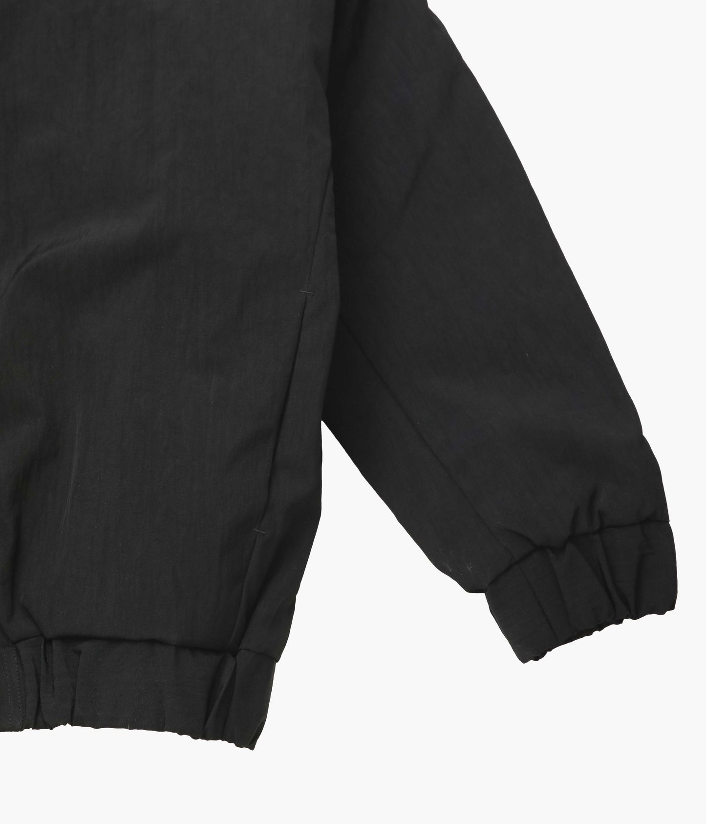 MAN-TLE ''DOWN BLOUSON｜BLACK NYLON'' (BLACK)