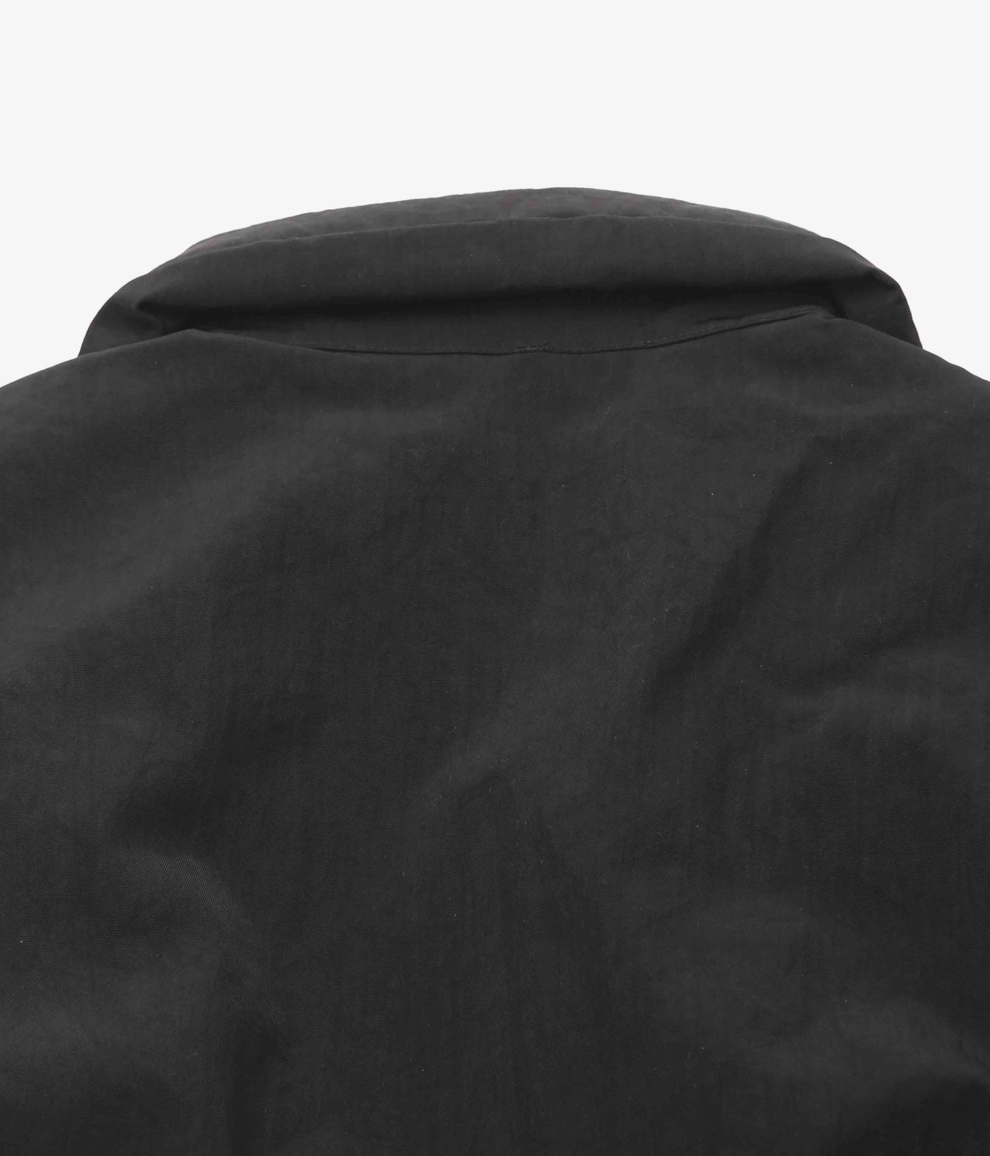 MAN-TLE ''DOWN BLOUSON｜BLACK NYLON'' (BLACK)