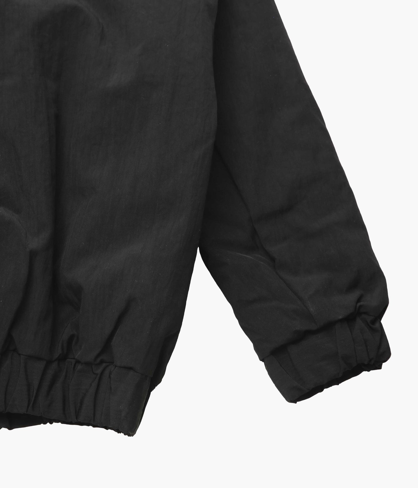 MAN-TLE ''DOWN BLOUSON｜BLACK NYLON'' (BLACK)