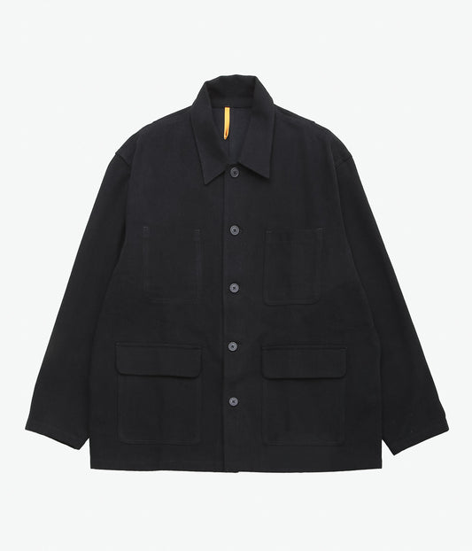 MAN-TLE ''JEBOK JACKET'' (BLACK DENIM)