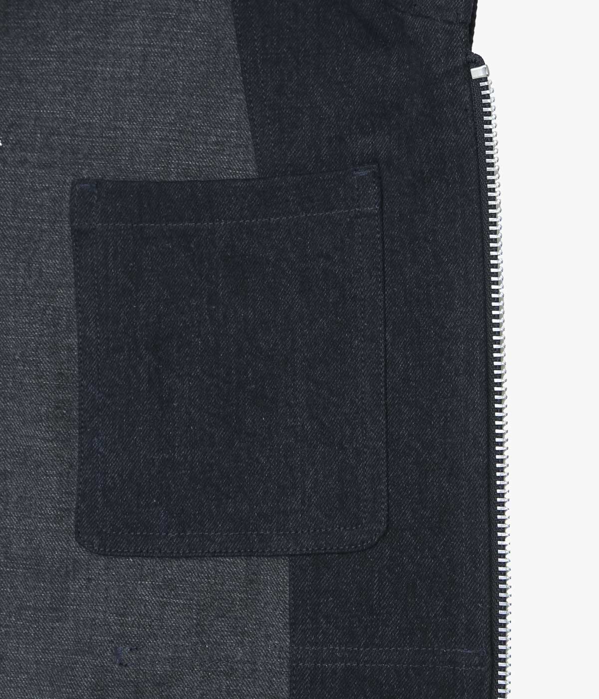 MAN-TLE ''JEBOK PARKER'' (BLUE SUMI ORGANIC DENIM)