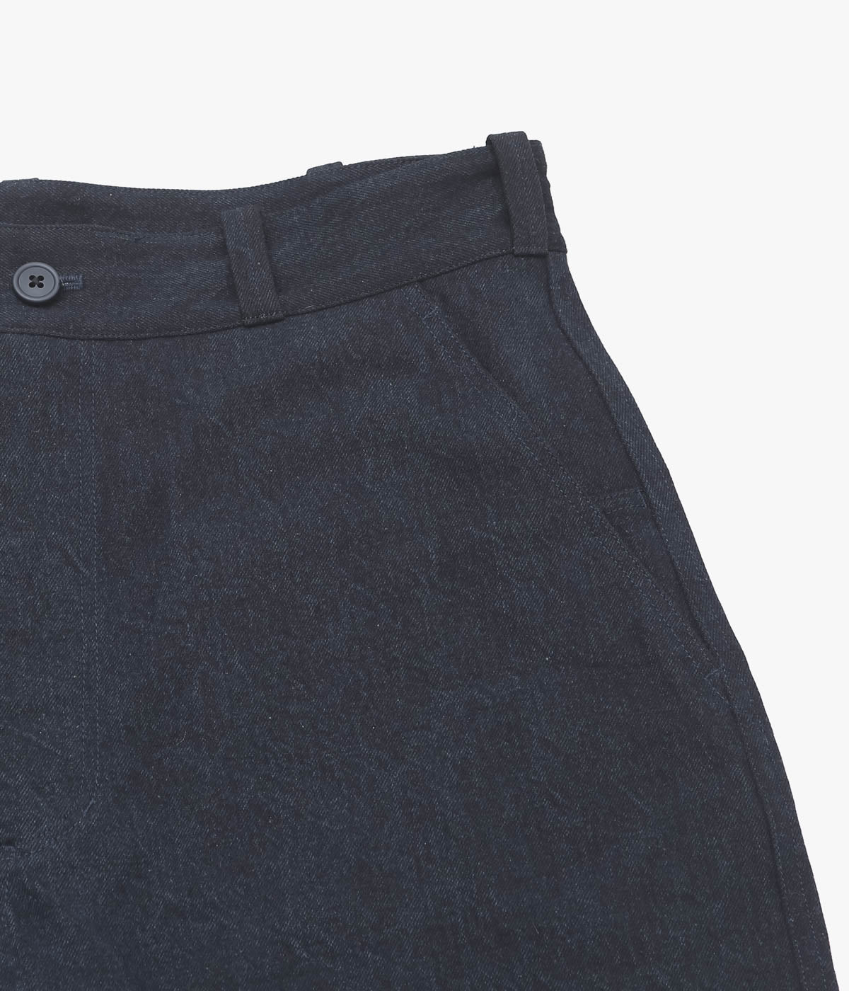 MAN-TLE ''JEBOK SHORTS'' (BLUE SUMI ORGANIC DENIM)
