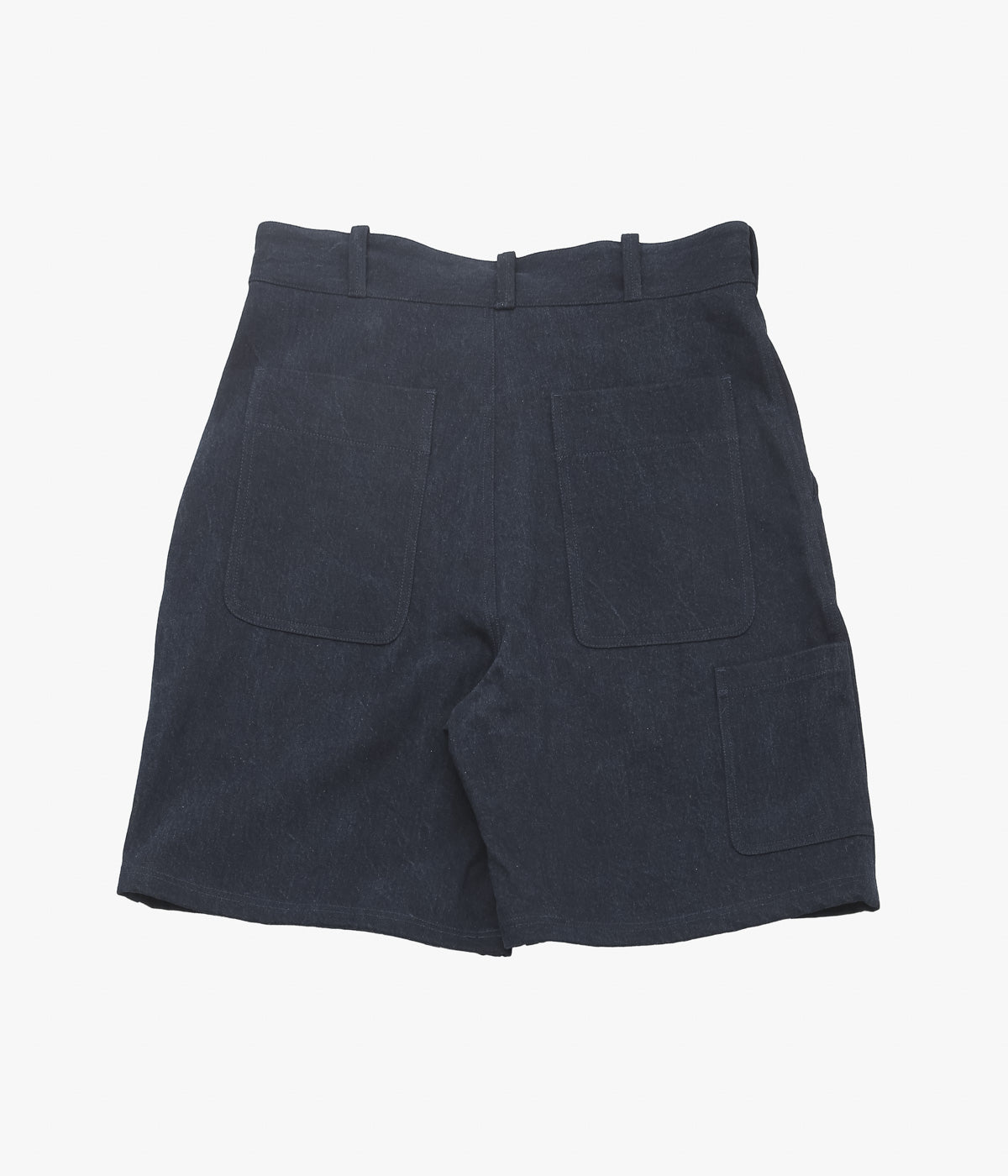 MAN-TLE ''JEBOK SHORTS'' (BLUE SUMI ORGANIC DENIM)