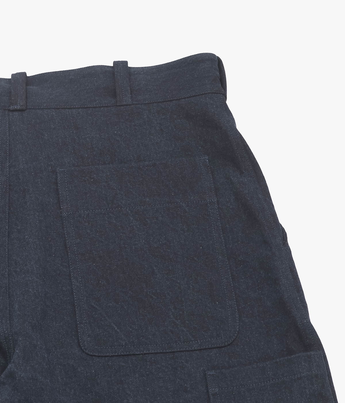 MAN-TLE ''JEBOK SHORTS'' (BLUE SUMI ORGANIC DENIM)