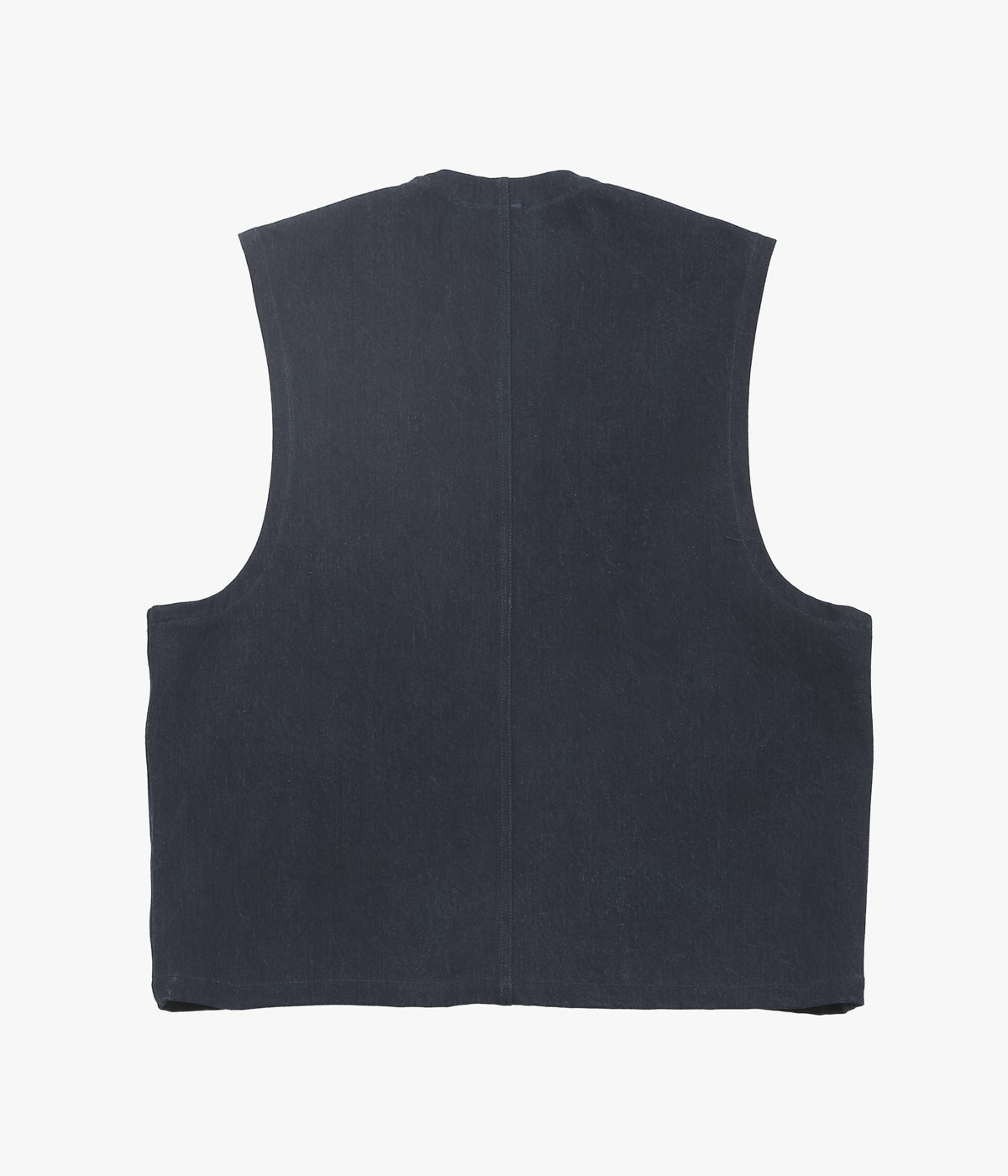 MAN-TLE ''JEBOK VEST'' (BLUE SUMI ORGANIC DENIM)
