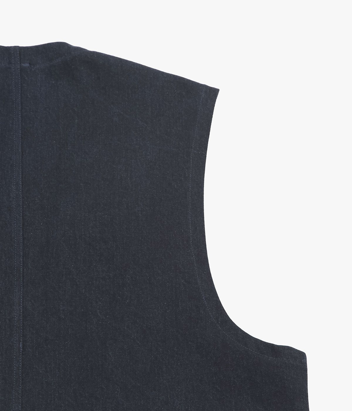 MAN-TLE ''JEBOK VEST'' (BLUE SUMI ORGANIC DENIM)