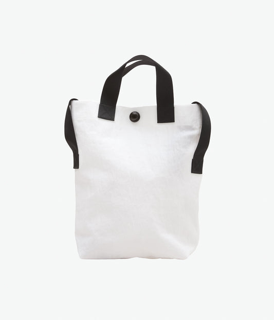 MAN-TLE ''MINI TOTE'' (WHITE NYLON)