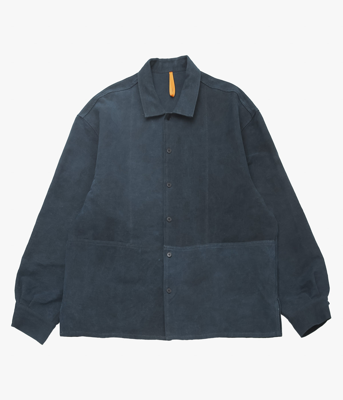 MAN-TLE "SHOP SHIRT" (스미 인디고 헴프 클로스)