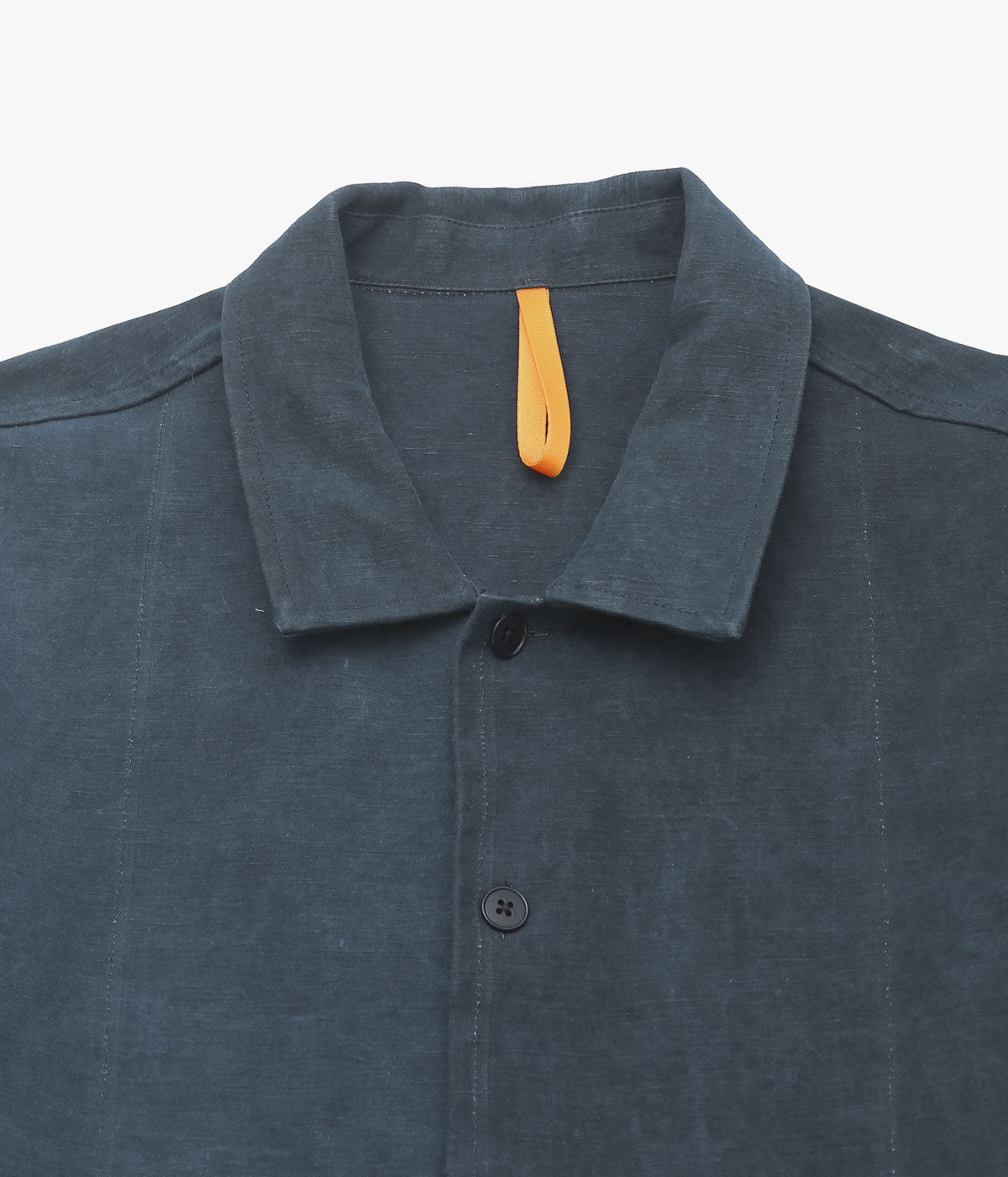 MAN-TLE "SHOP SHIRT" (스미 인디고 헴프 클로스)