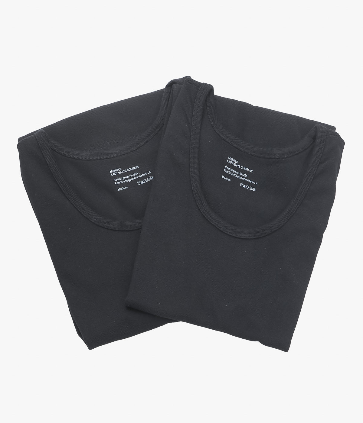 MAN-TLE ''SINGLET 2P'' (BLACK RIB)
