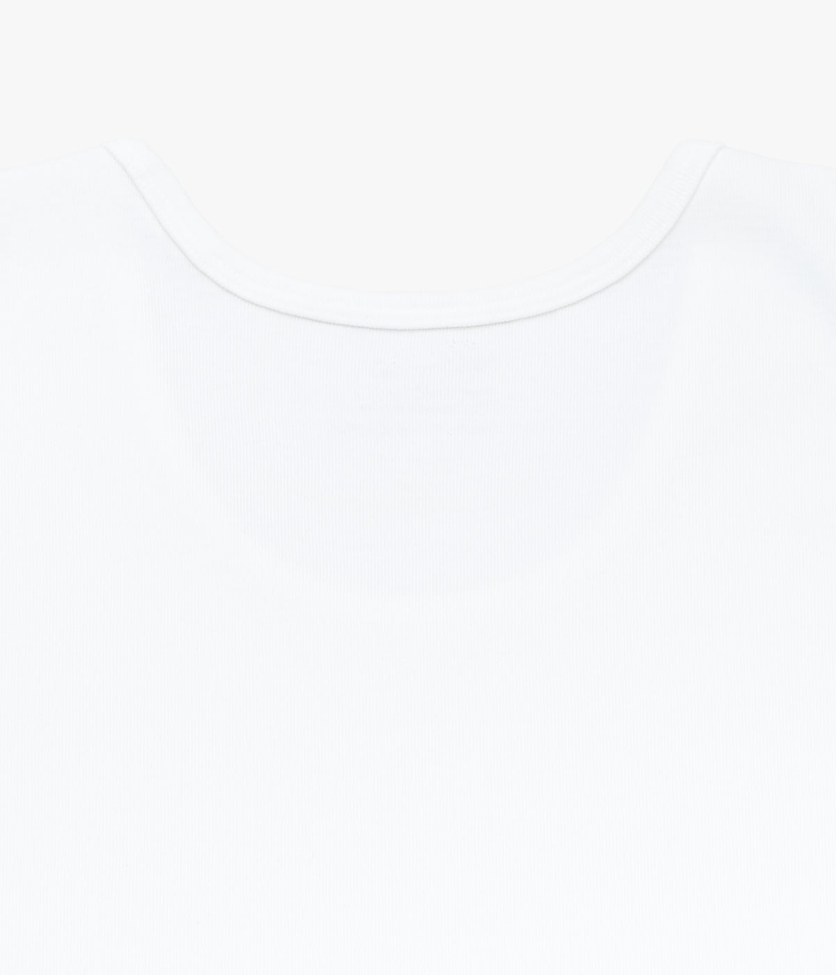 MAN-TLE ''SINGLET 2P'' (WHITE RIB)