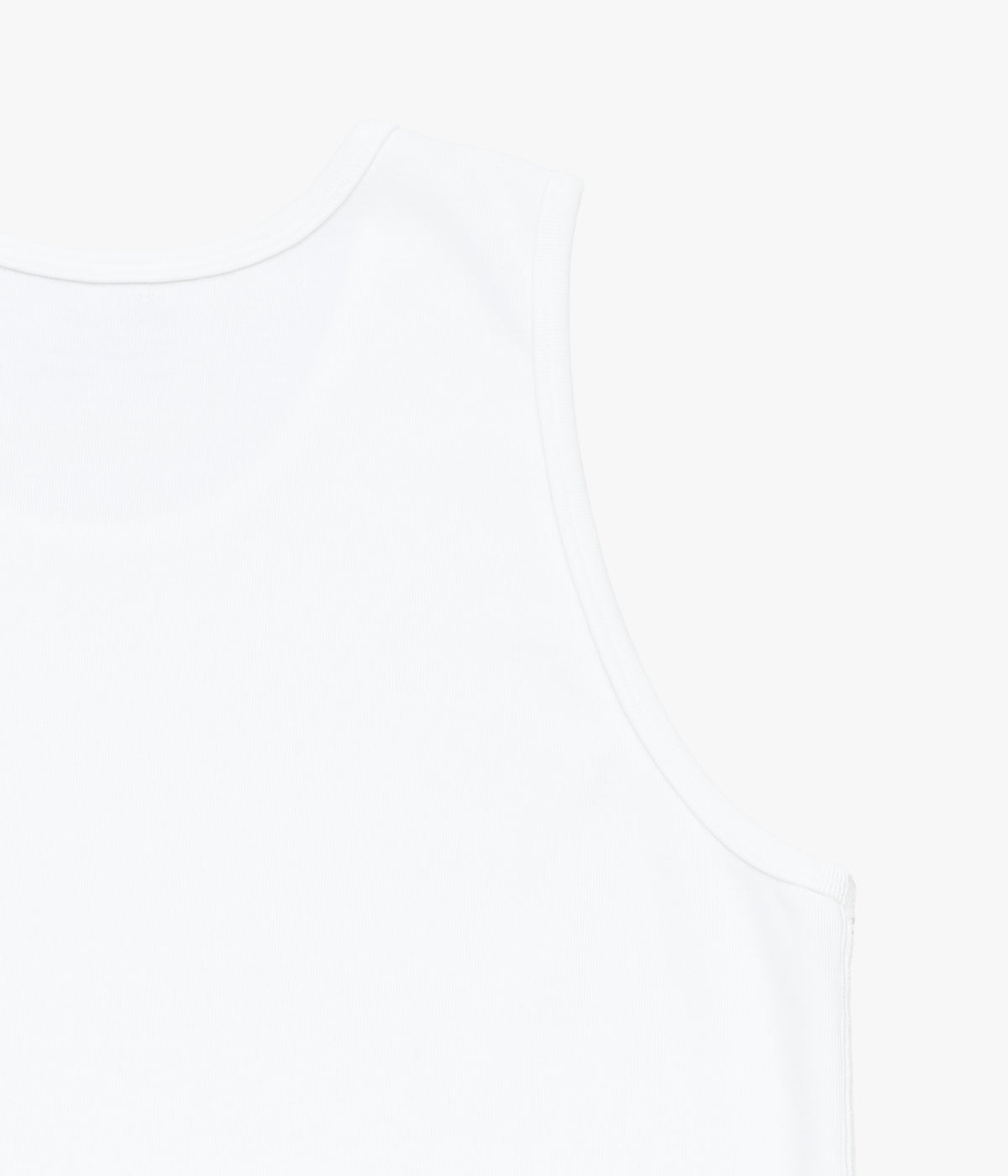 MAN-TLE ''SINGLET 2P'' (WHITE RIB)