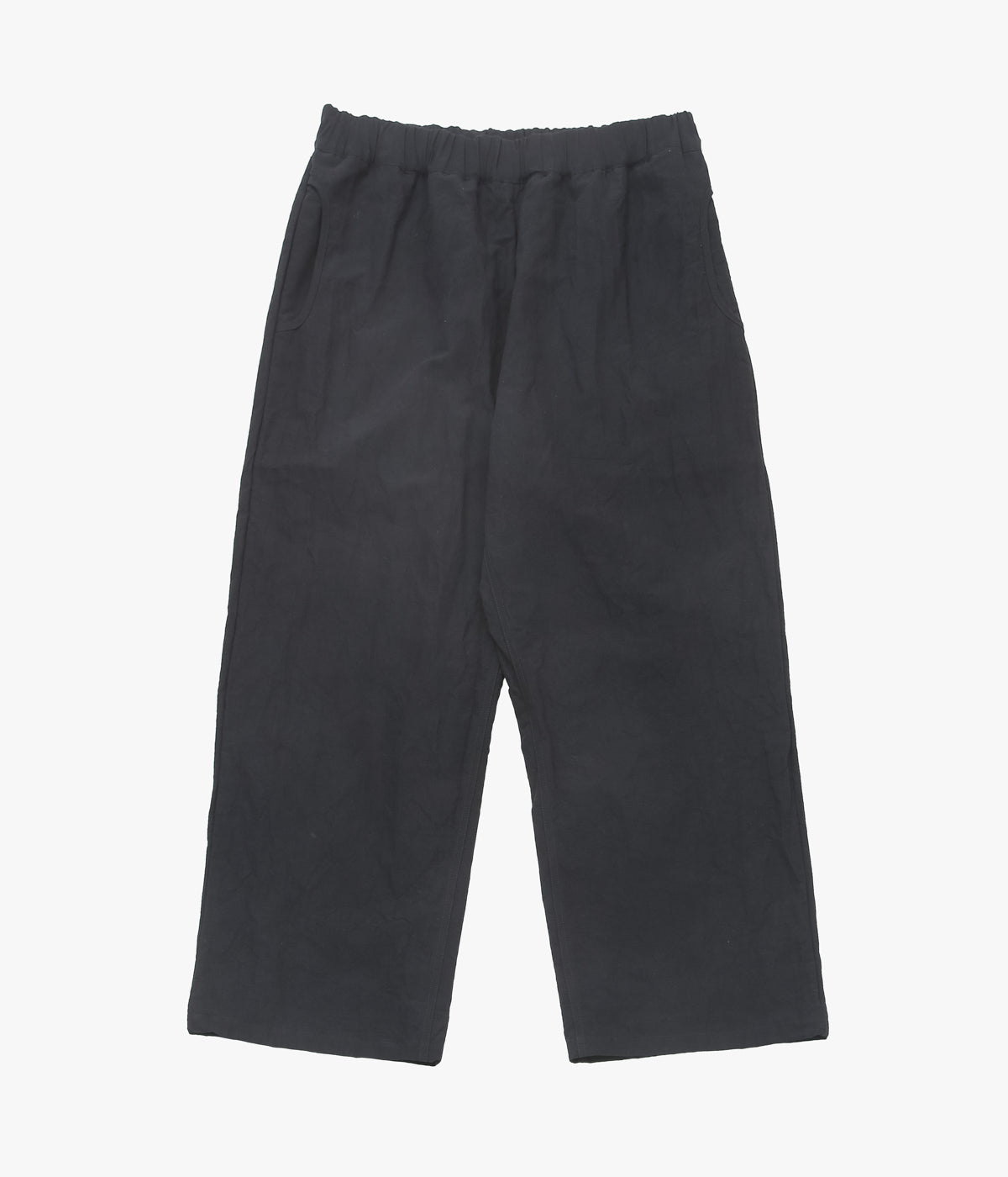 MAN-TLE ''SOLID PANTS'' (BLACK LINEN)