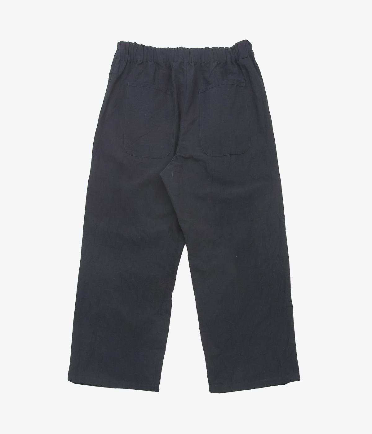 MAN-TLE ''SOLID PANTS'' (BLACK LINEN)
