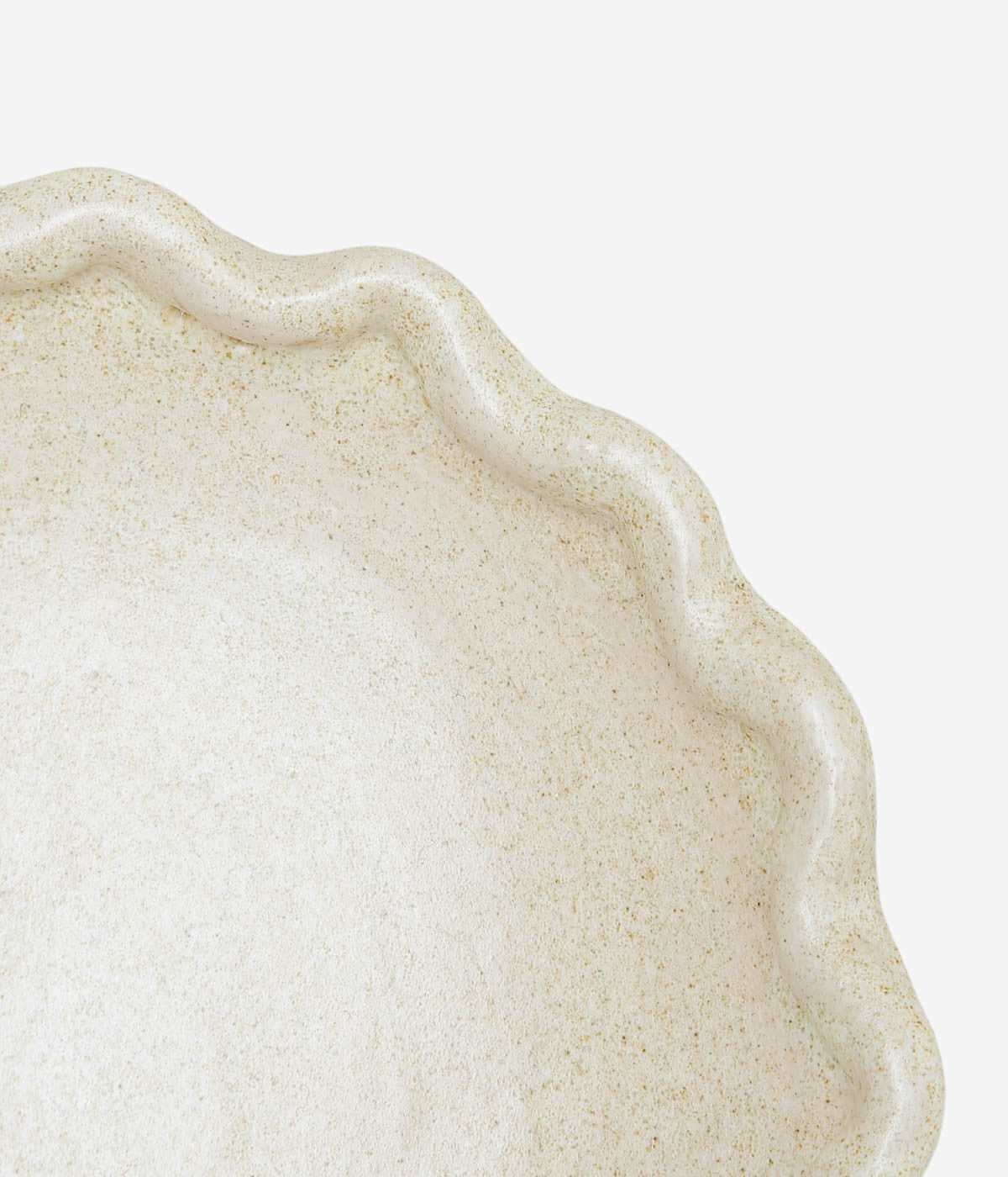 MARGOT LACOMBE ''PLATE FROUFROU'' (BEIGE 1)