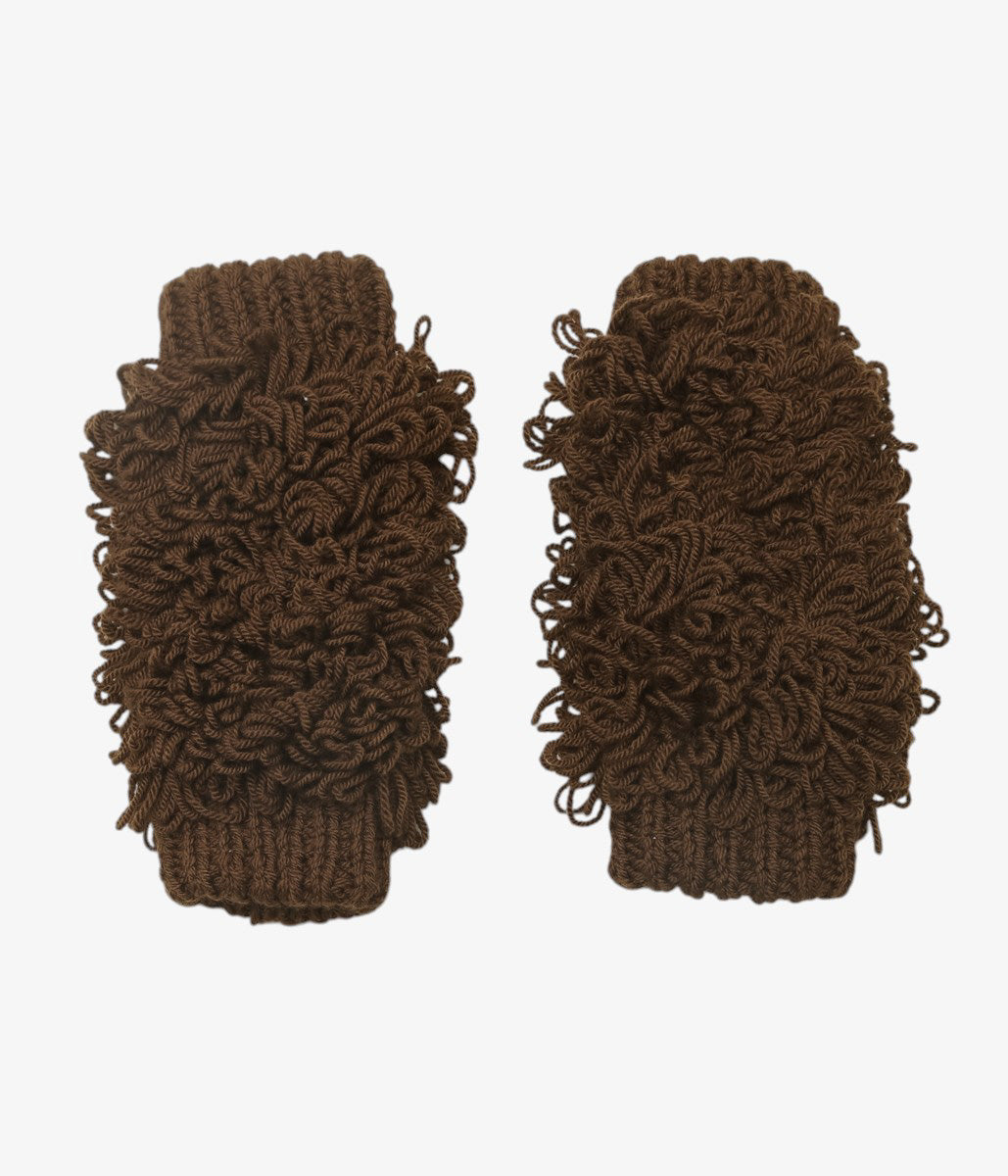 MAYDI ''BRUMA MITTENS'' (DARK BROWN)