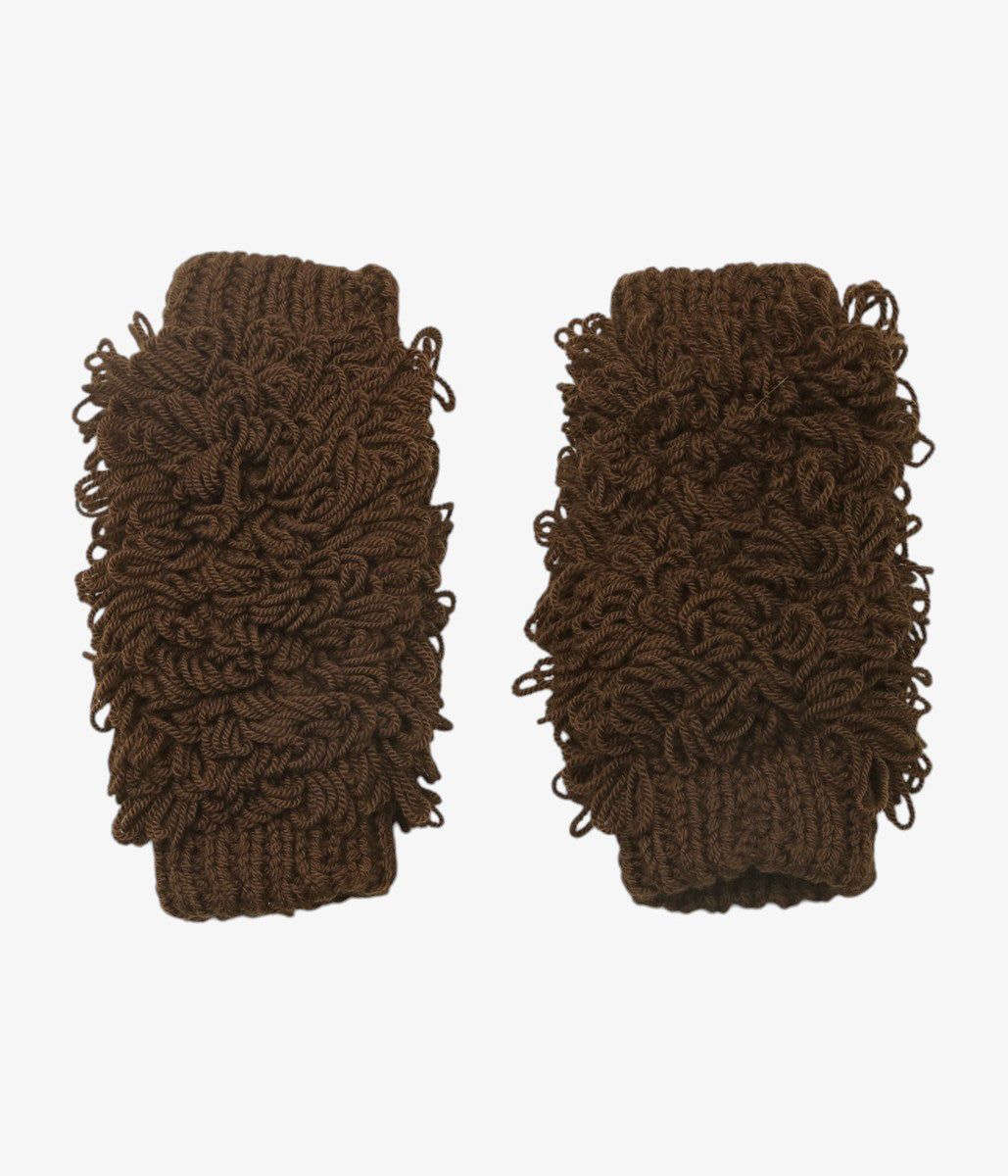 MAYDI ''BRUMA MITTENS'' (DARK BROWN)