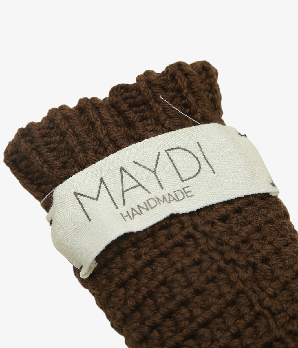 MAYDI ''BRUMA MITTENS'' (DARK BROWN)
