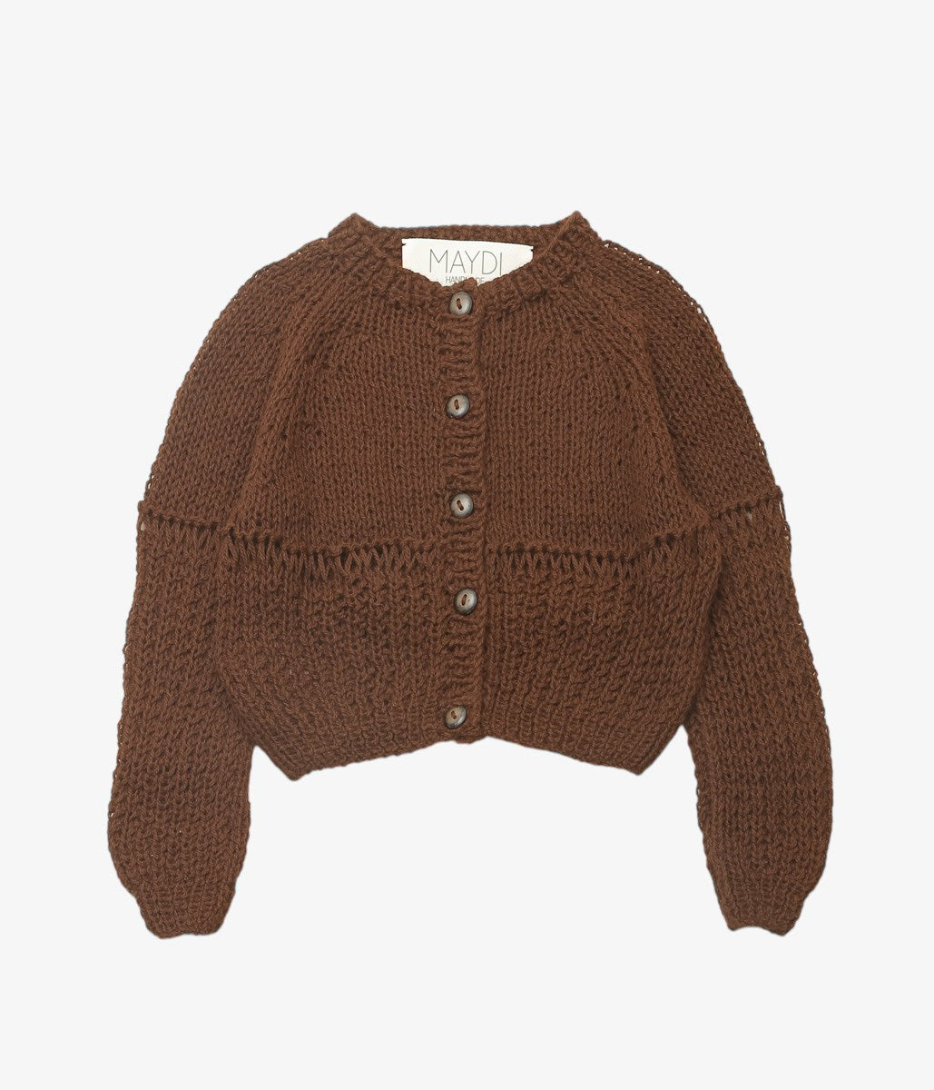 MAYDI ''CORAL CARDIGAN'' (CHOCOLATE CAFE)