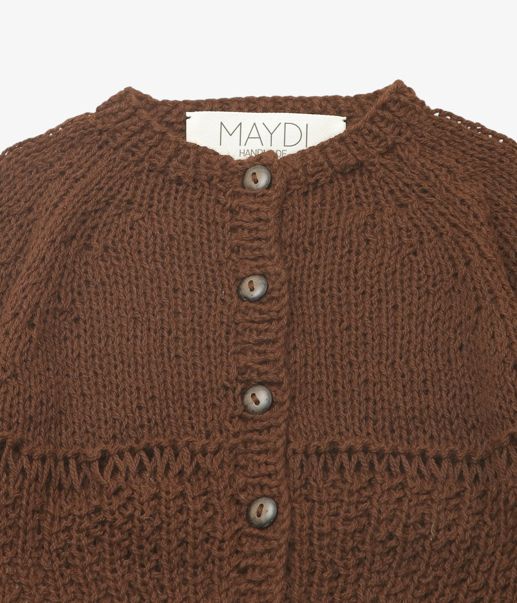 MAYDI ''CORAL CARDIGAN'' (CHOCOLATE CAFE)