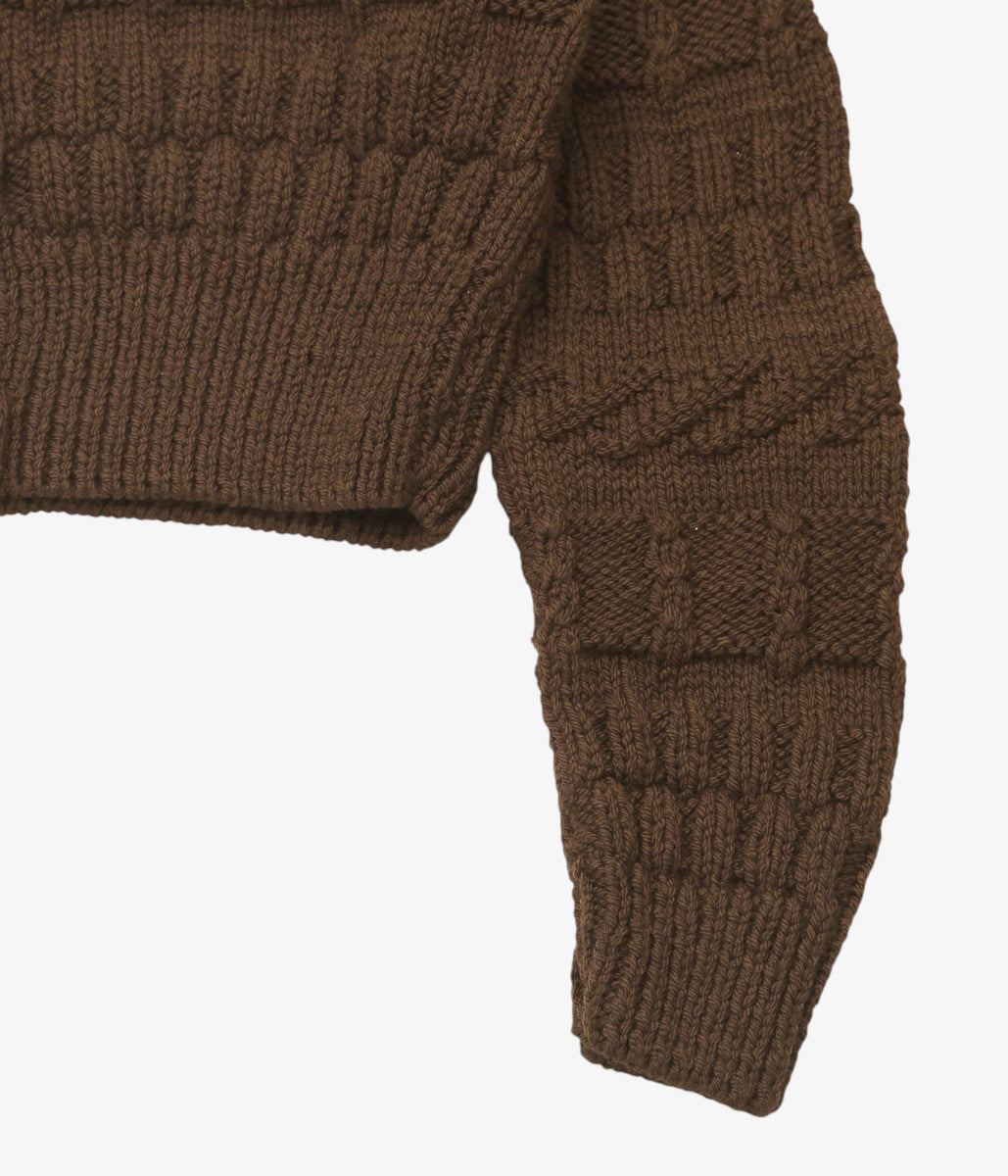 MAYDI ''TEMPESTAD CARDIGAN'' (DARK BROWN)