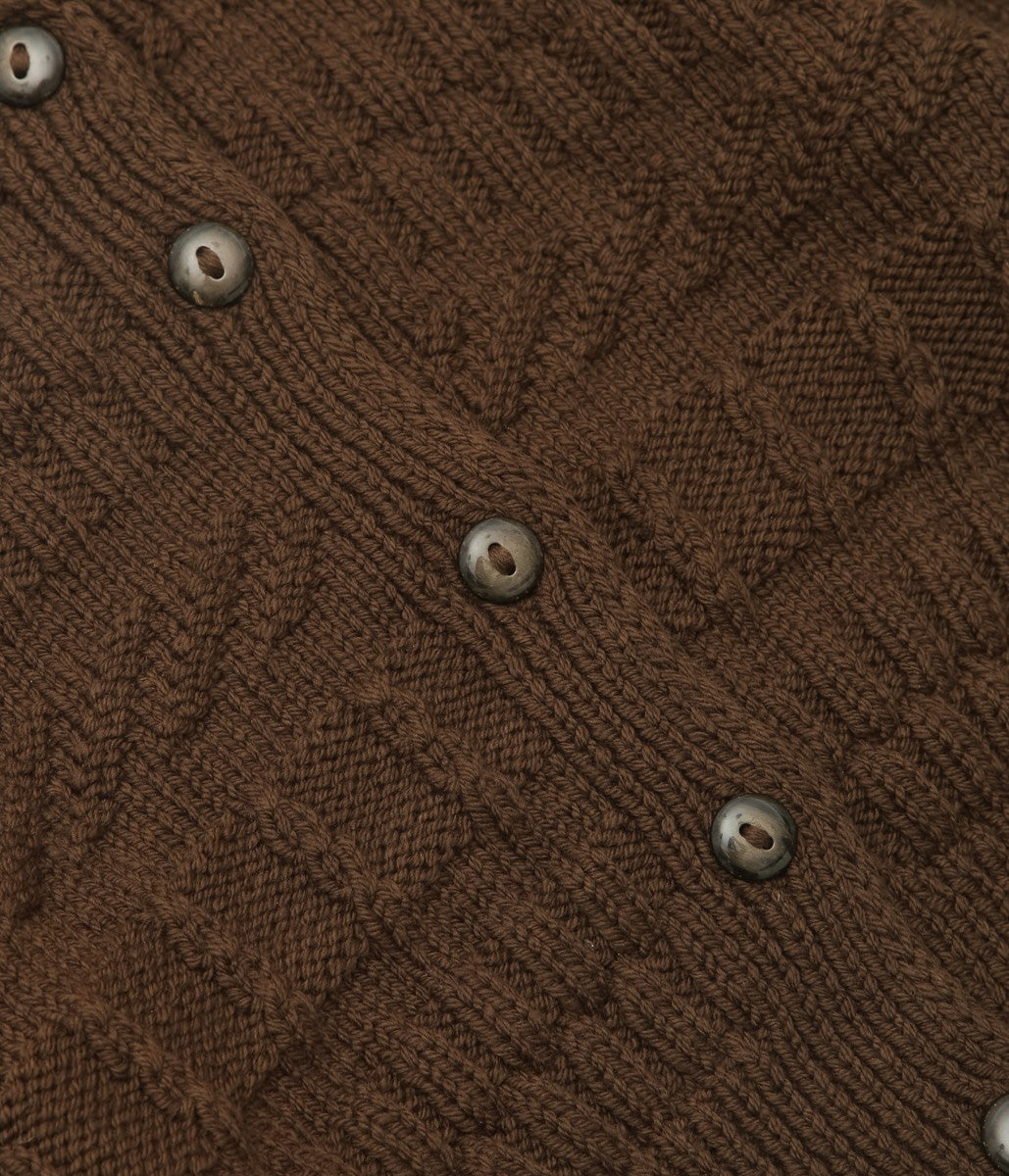 MAYDI ''TEMPESTAD CARDIGAN'' (DARK BROWN)