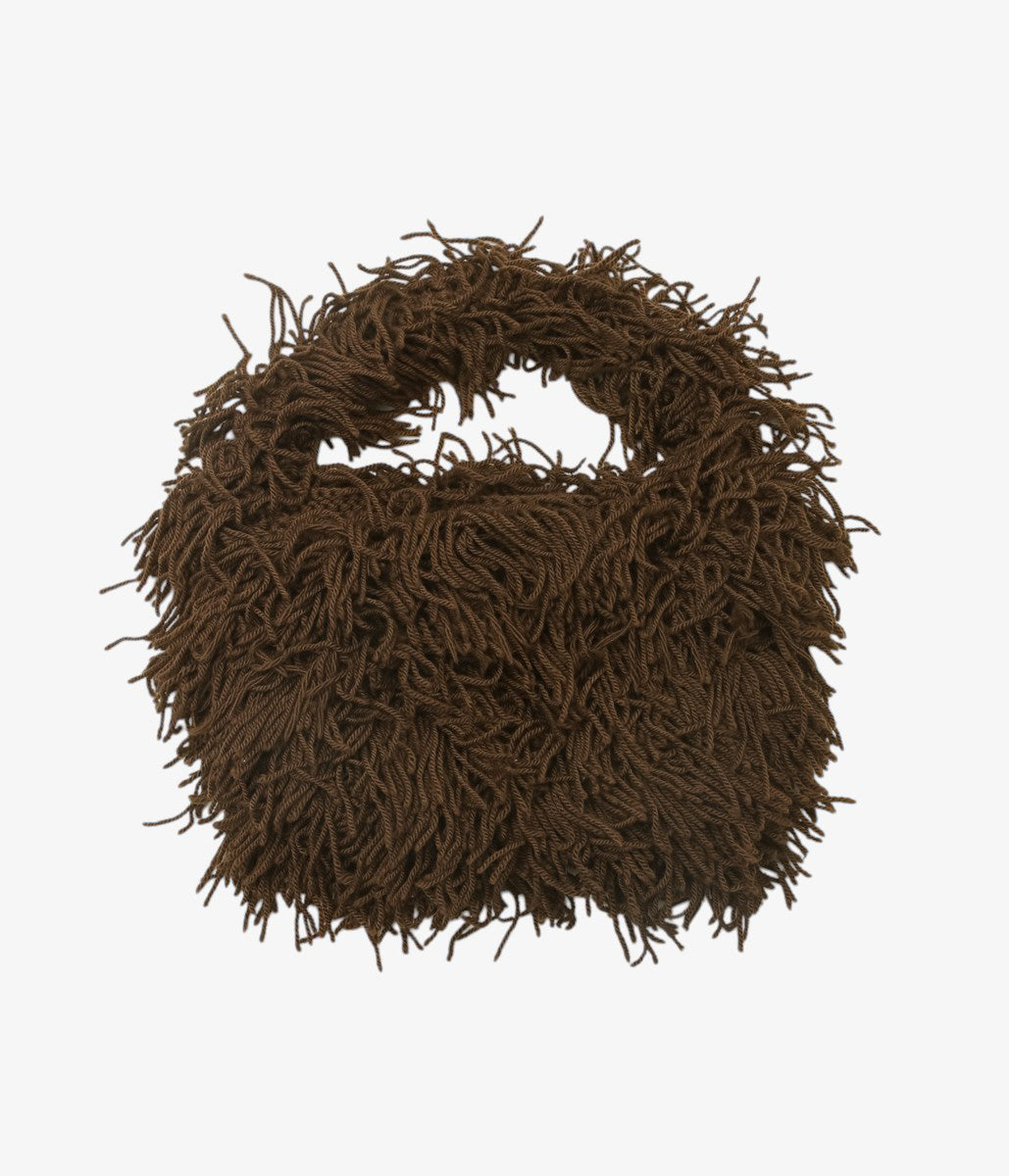 MAYDI ''TRES FRINGE BAG'' (DARK BROWN)