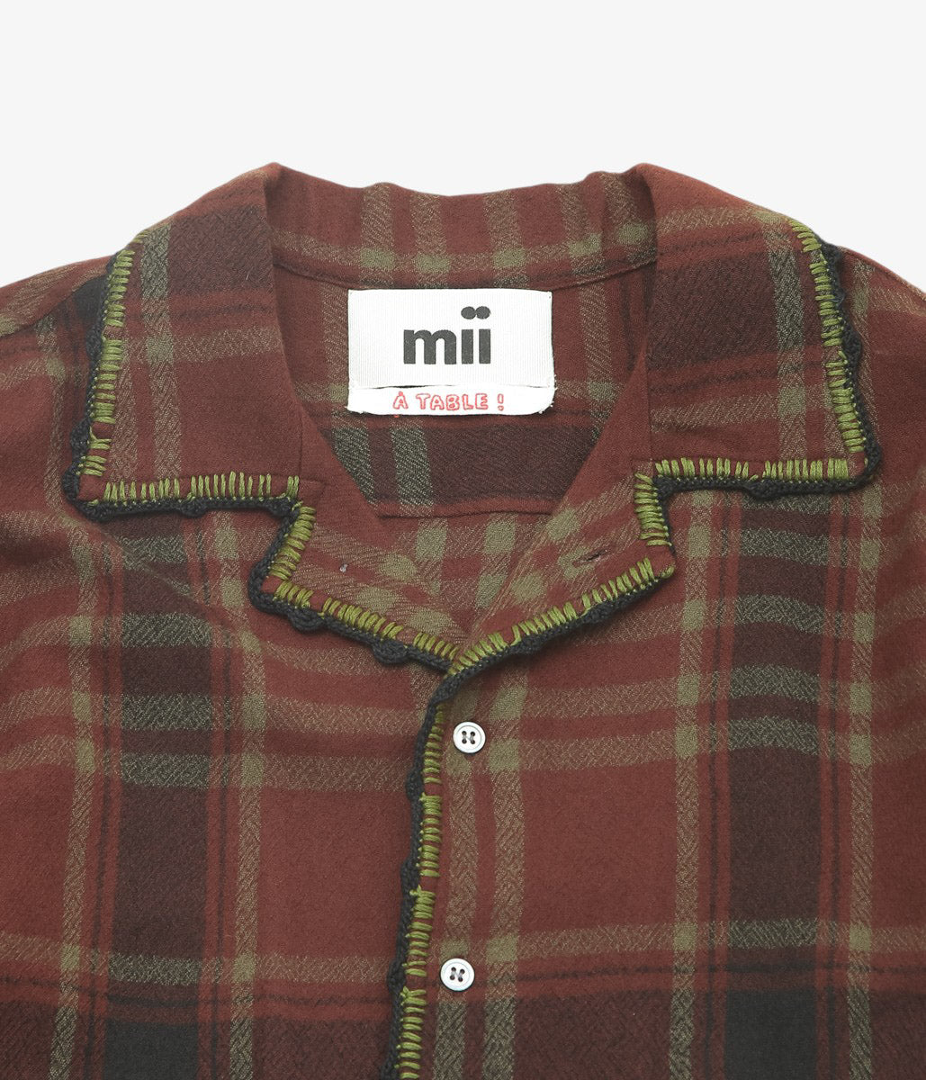 MII ''셔츠 에코'' (보르도 체크)