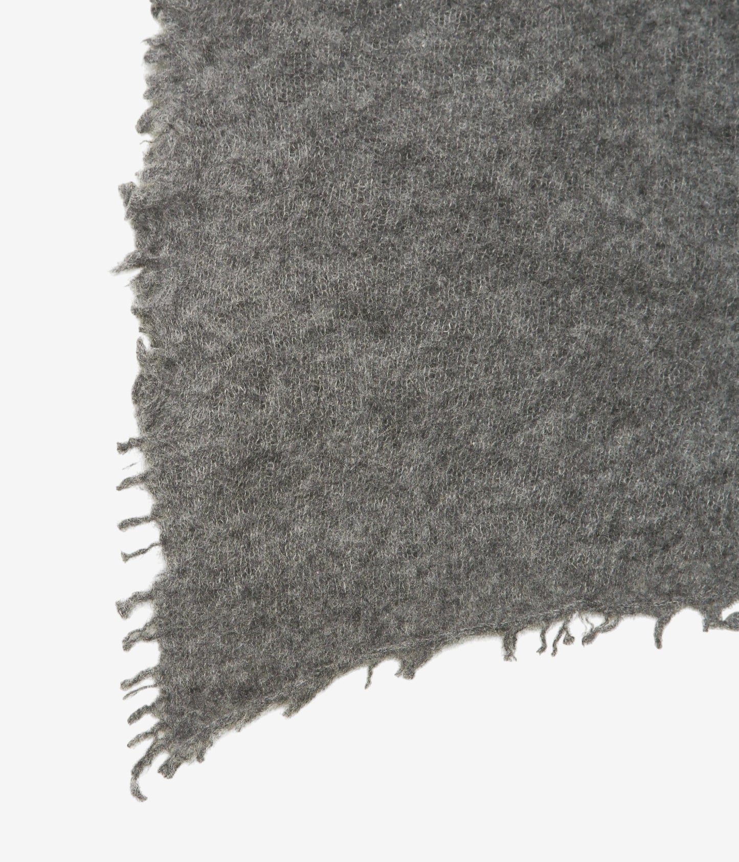 MIRROR IN THE SKY ''OPEN KNITTED SHAWL PLAIN'' (CHACOAL)