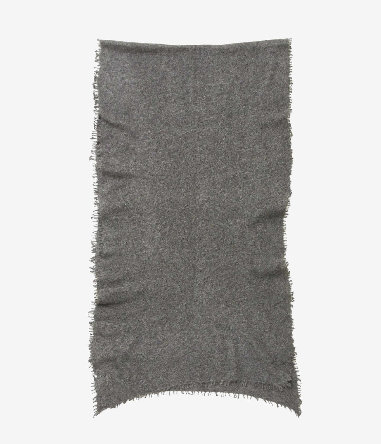 MIRROR IN THE SKY ''OPEN KNITTED SHAWL PLAIN'' (CHACOAL)
