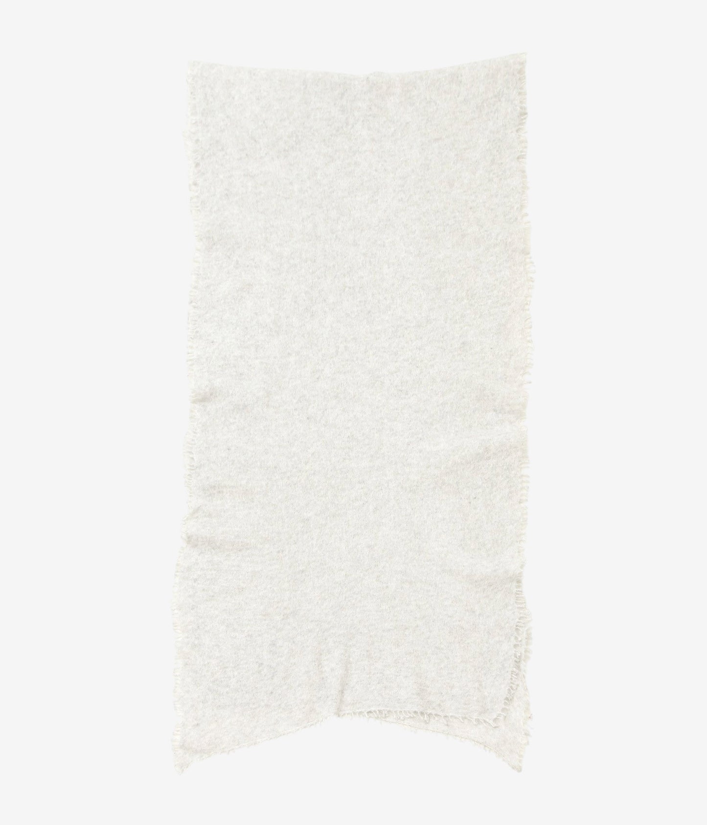 MIRROR IN THE SKY ''OPEN KNITTED SHAWL PLAIN'' (LIGHT GREY)