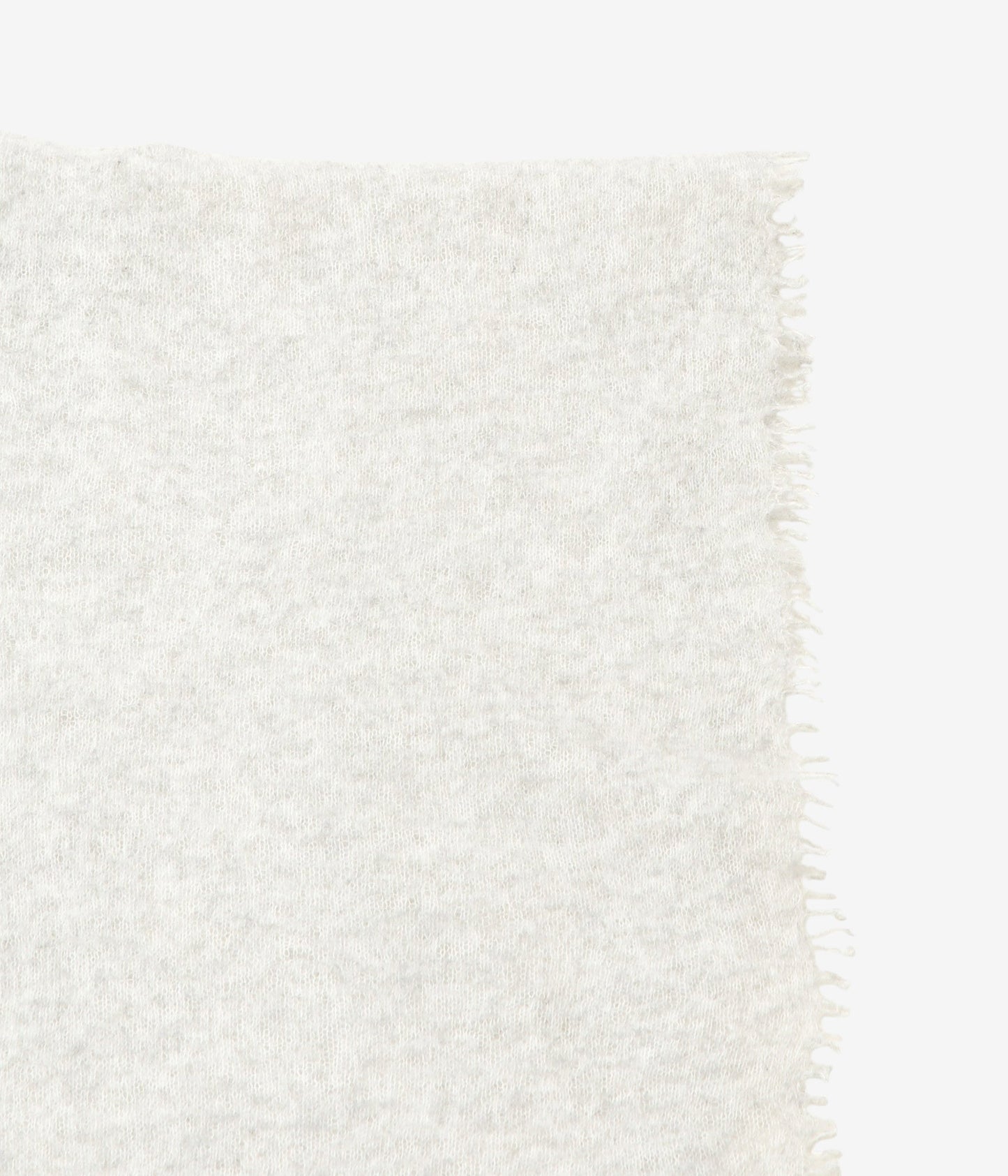 MIRROR IN THE SKY ''OPEN KNITTED SHAWL PLAIN'' (LIGHT GREY)