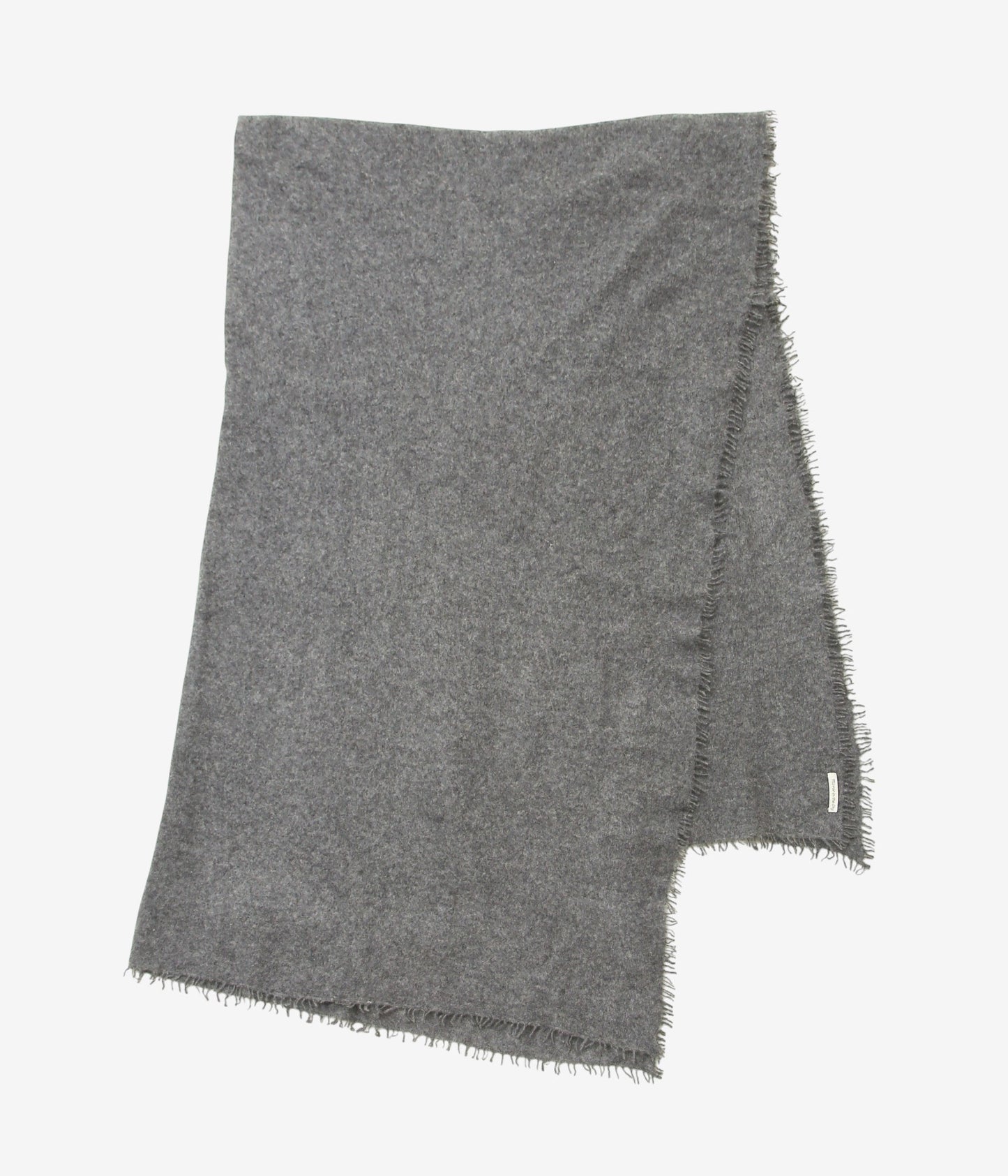 MIRROR IN THE SKY ''OPEN KNITTED THROW MELANGE'' (CHACOAL)