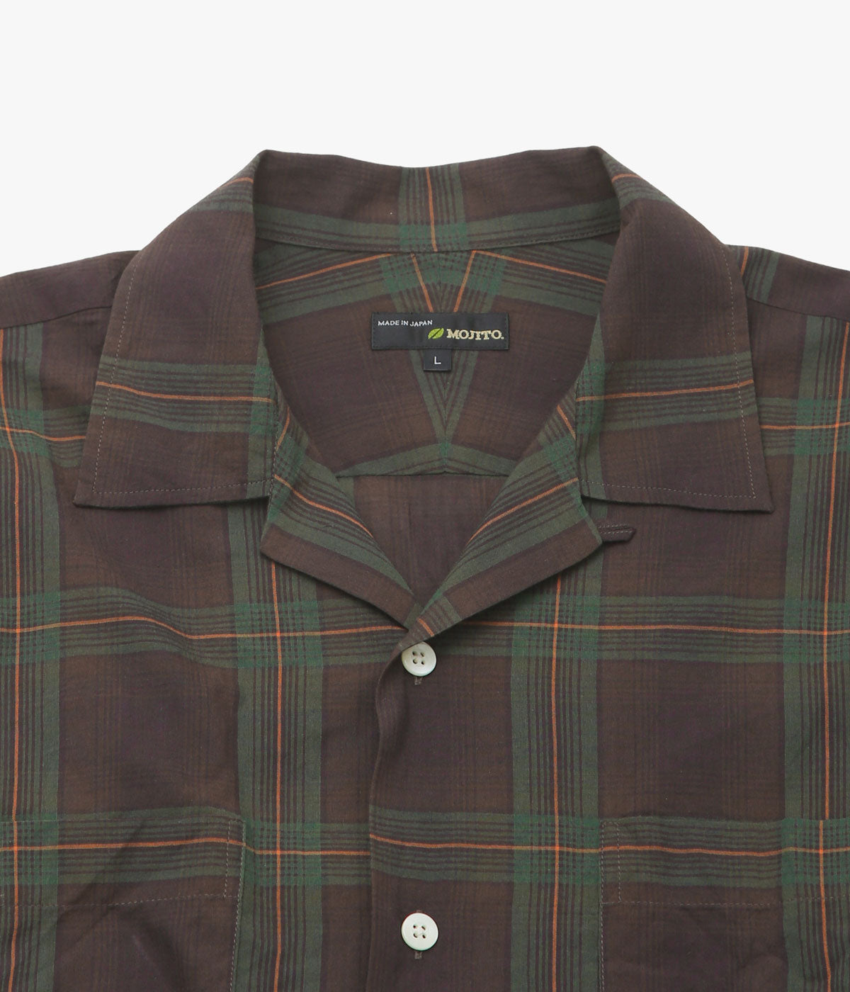 MOJITO ''ABSHINTH SHIRT DARK PLAID'' (BROWN)
