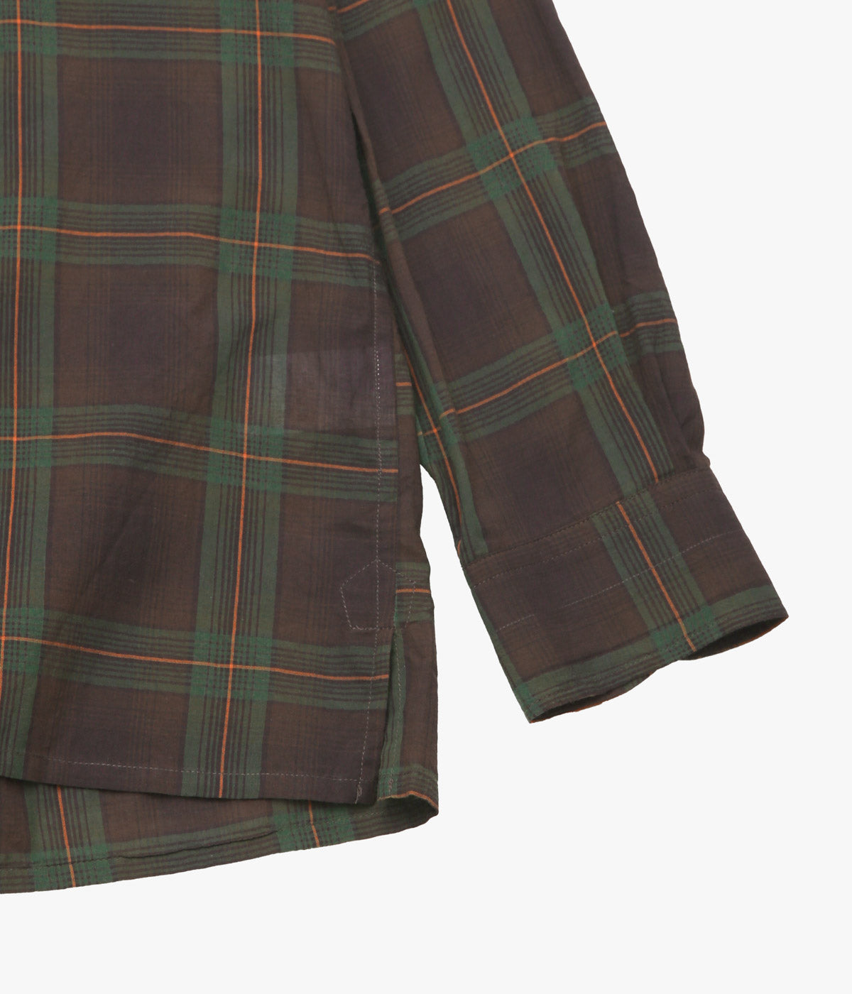 MOJITO ''ABSHINTH SHIRT DARK PLAID'' (BROWN)