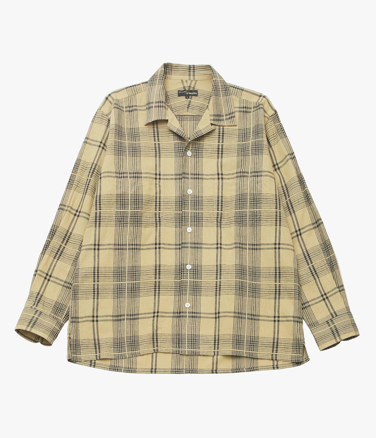 MOJITO "ABSINTHE SHIRT DOBBIE PLAID" (BEIGE)