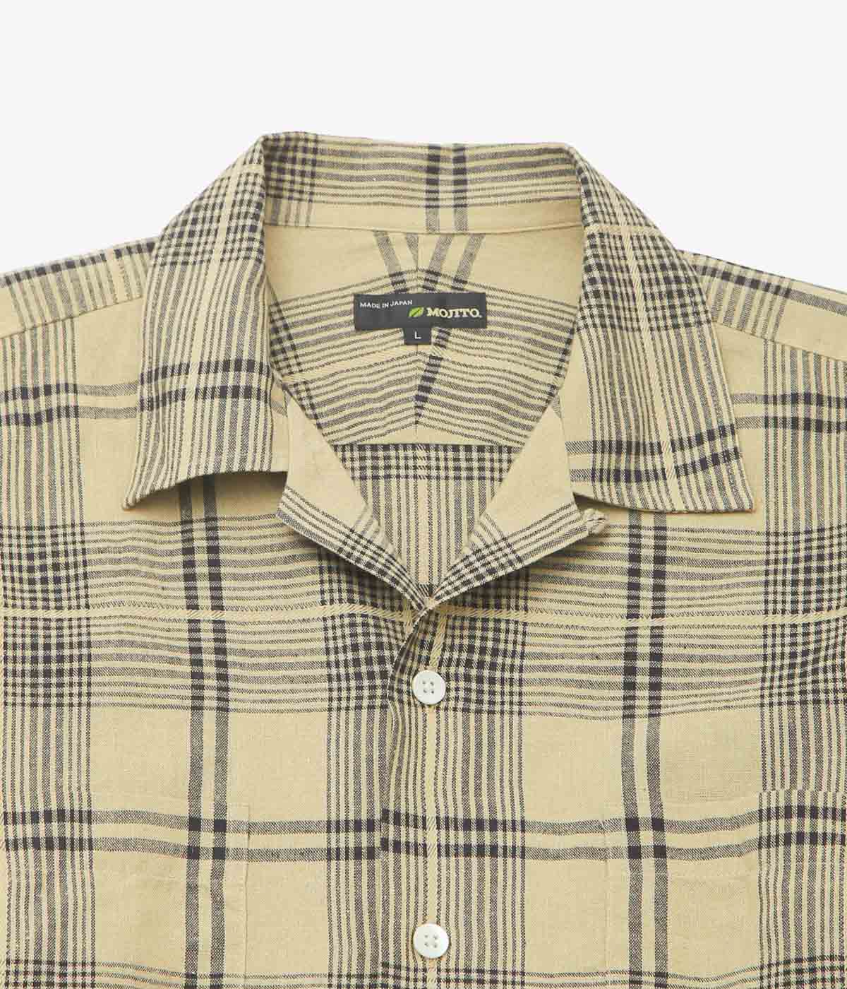 MOJITO "ABSINTHE SHIRT DOBBIE PLAID" (BEIGE)