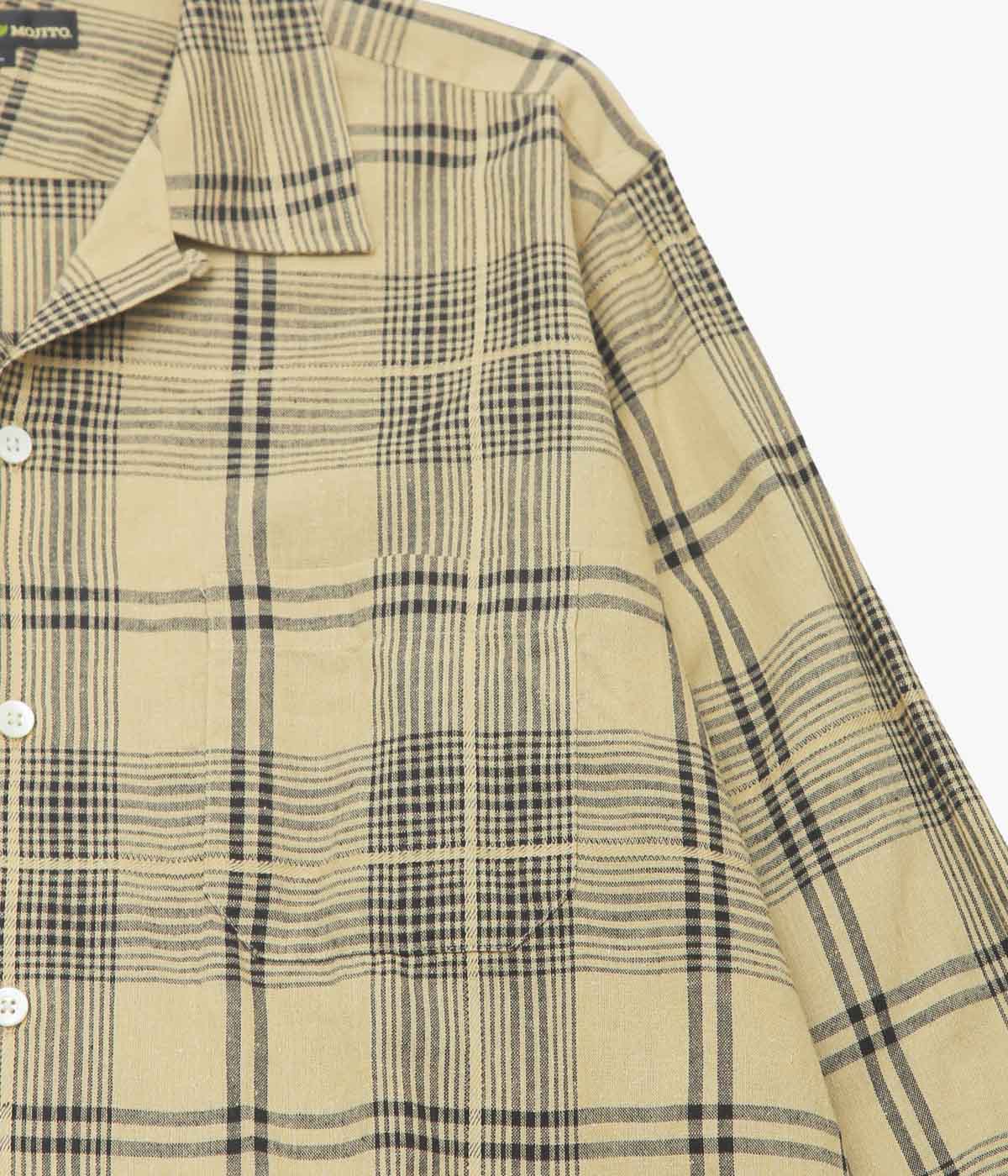MOJITO "ABSINTHE SHIRT DOBBIE PLAID" (BEIGE)