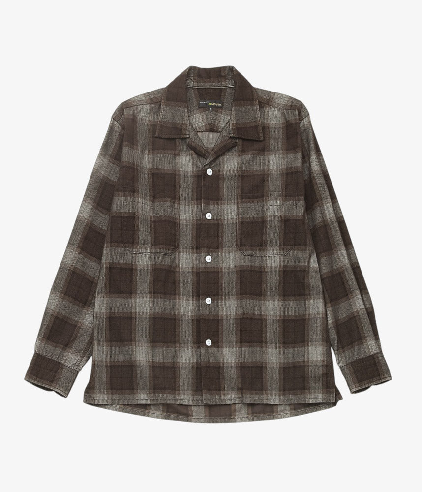 MOJITO ''ABSHINTH SHIRT DOBBY CORD'' (BROWN)