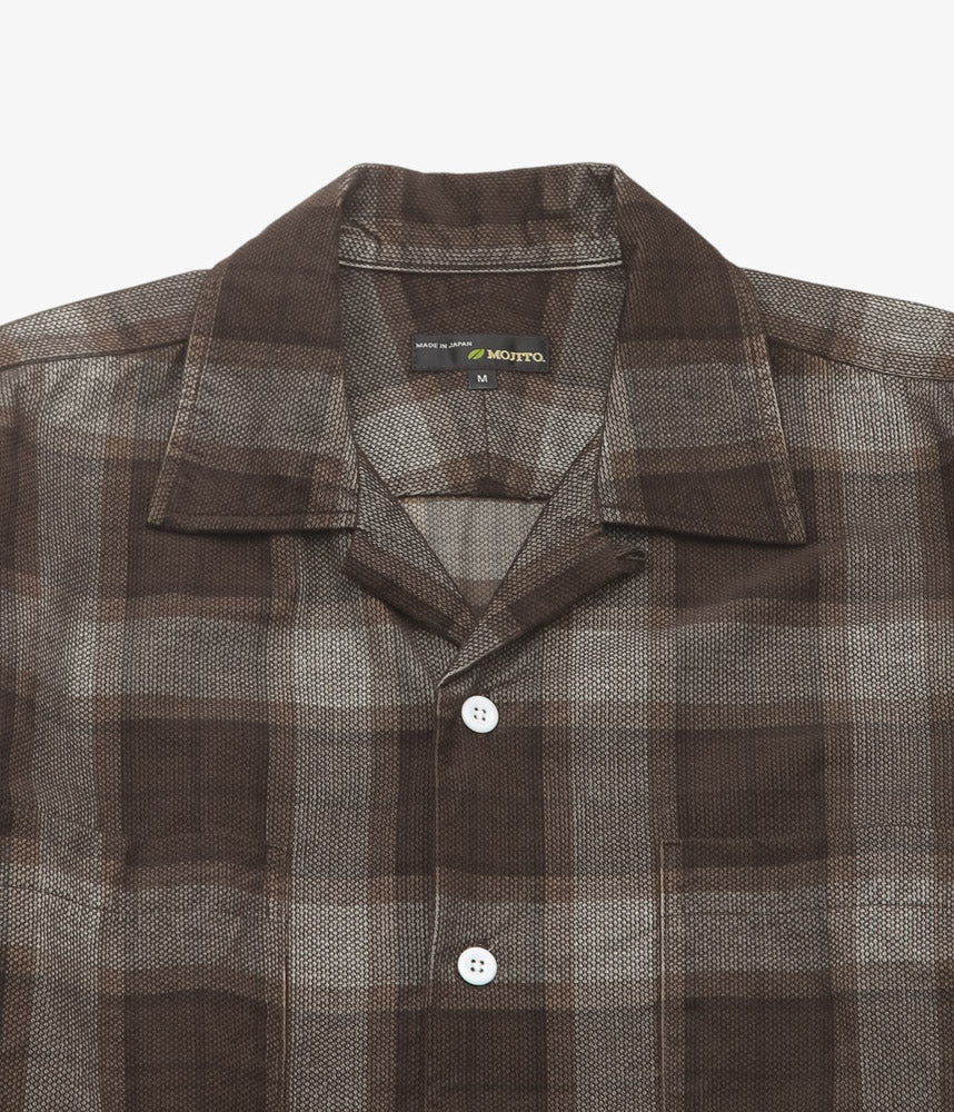 MOJITO ''ABSHINTH SHIRT DOBBY CORD'' (BROWN)