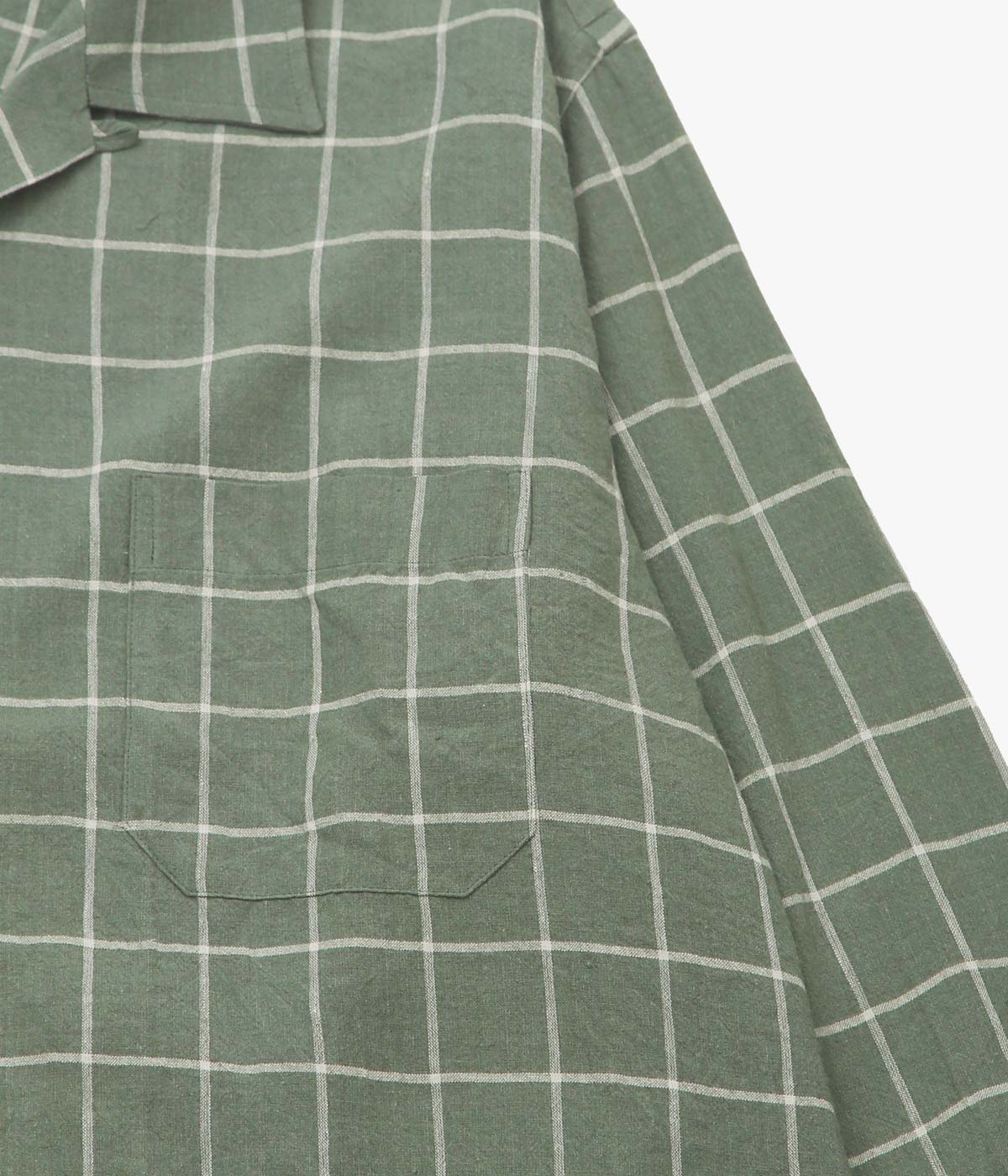 MOJITO ''ABSHINTH SHIRT WINDOWPANE'' (GREEN)