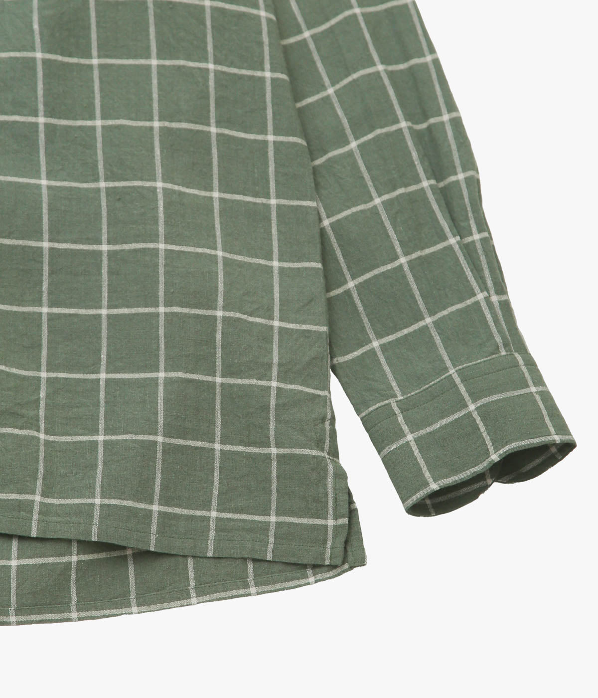 MOJITO ''ABSHINTH SHIRT WINDOWPANE'' (GREEN)