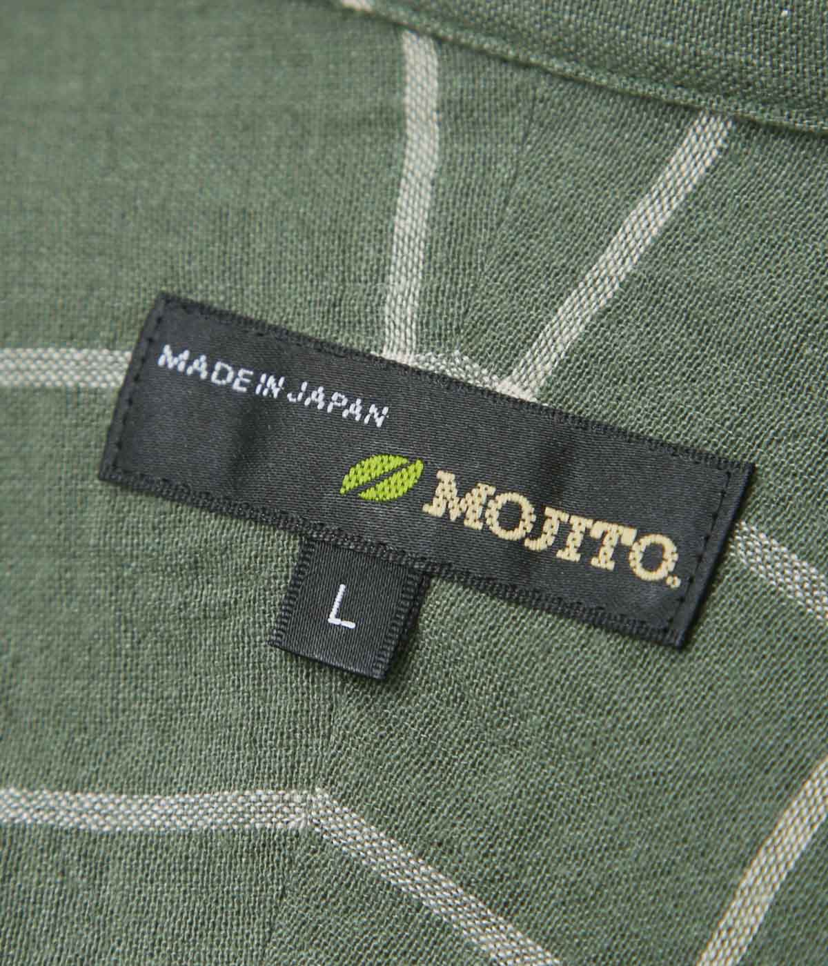 MOJITO ''ABSHINTH SHIRT WINDOWPANE'' (GREEN)
