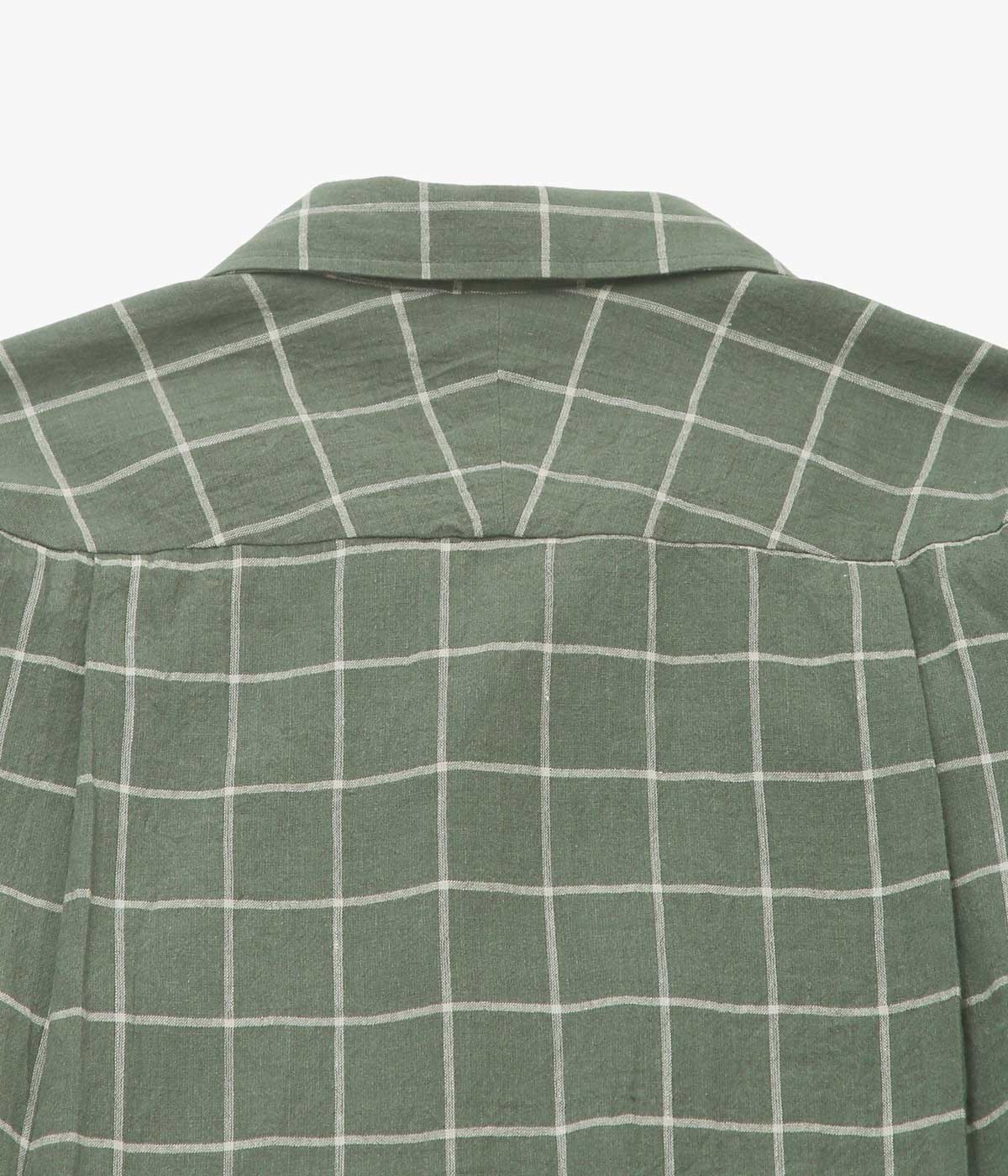 MOJITO ''ABSHINTH SHIRT WINDOWPANE'' (GREEN)