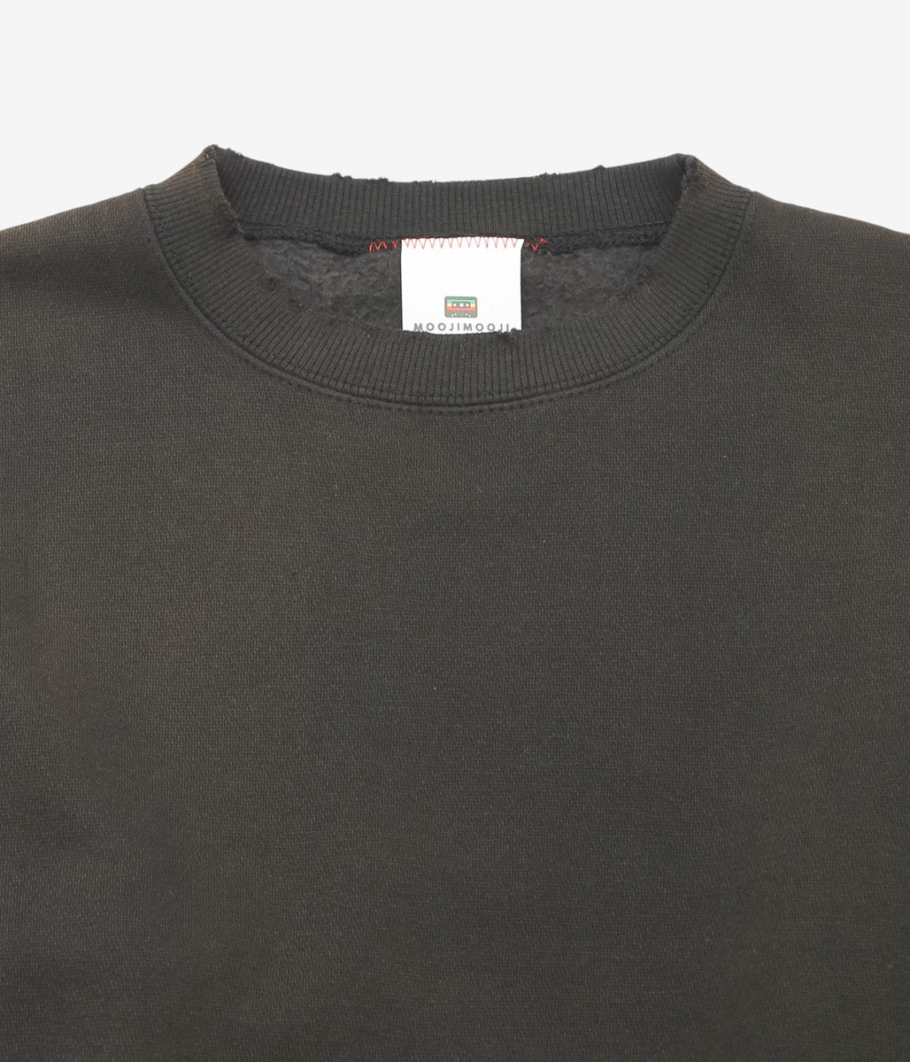 MOOJI MOOJI ''CLASSIC CREWNECK AGED'' (BLACK)