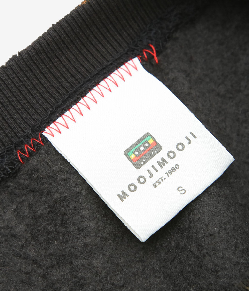 MOOJI MOOJI ''CLASSIC CREWNECK AGED'' (BLACK)