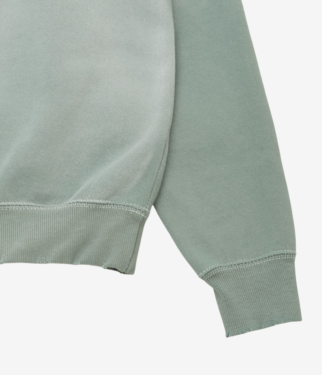 MOOJI MOOJI ''CLASSIC CREWNECK AGED'' (EMERALD GREEN)