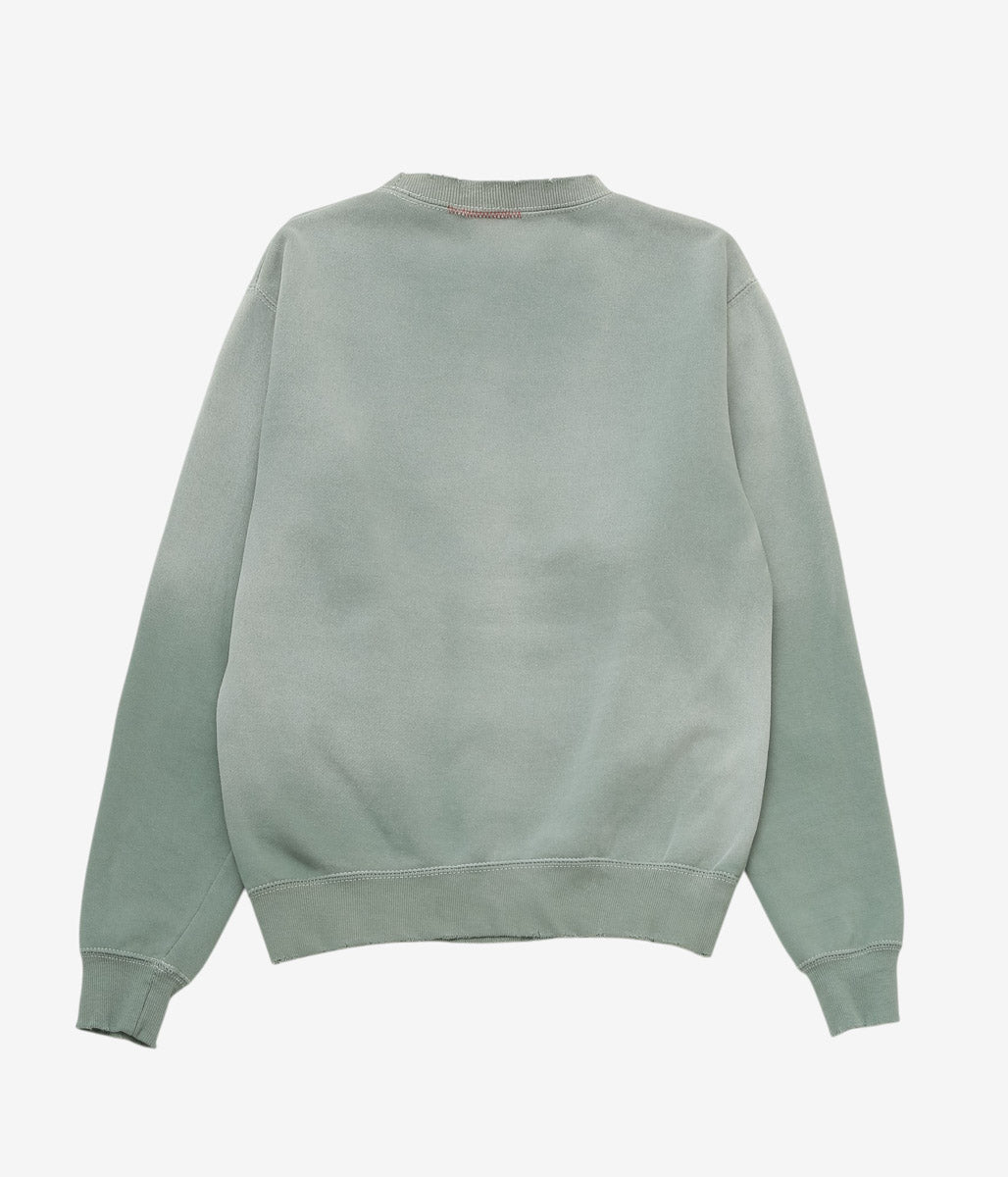 MOOJI MOOJI ''CLASSIC CREWNECK AGED'' (EMERALD GREEN)